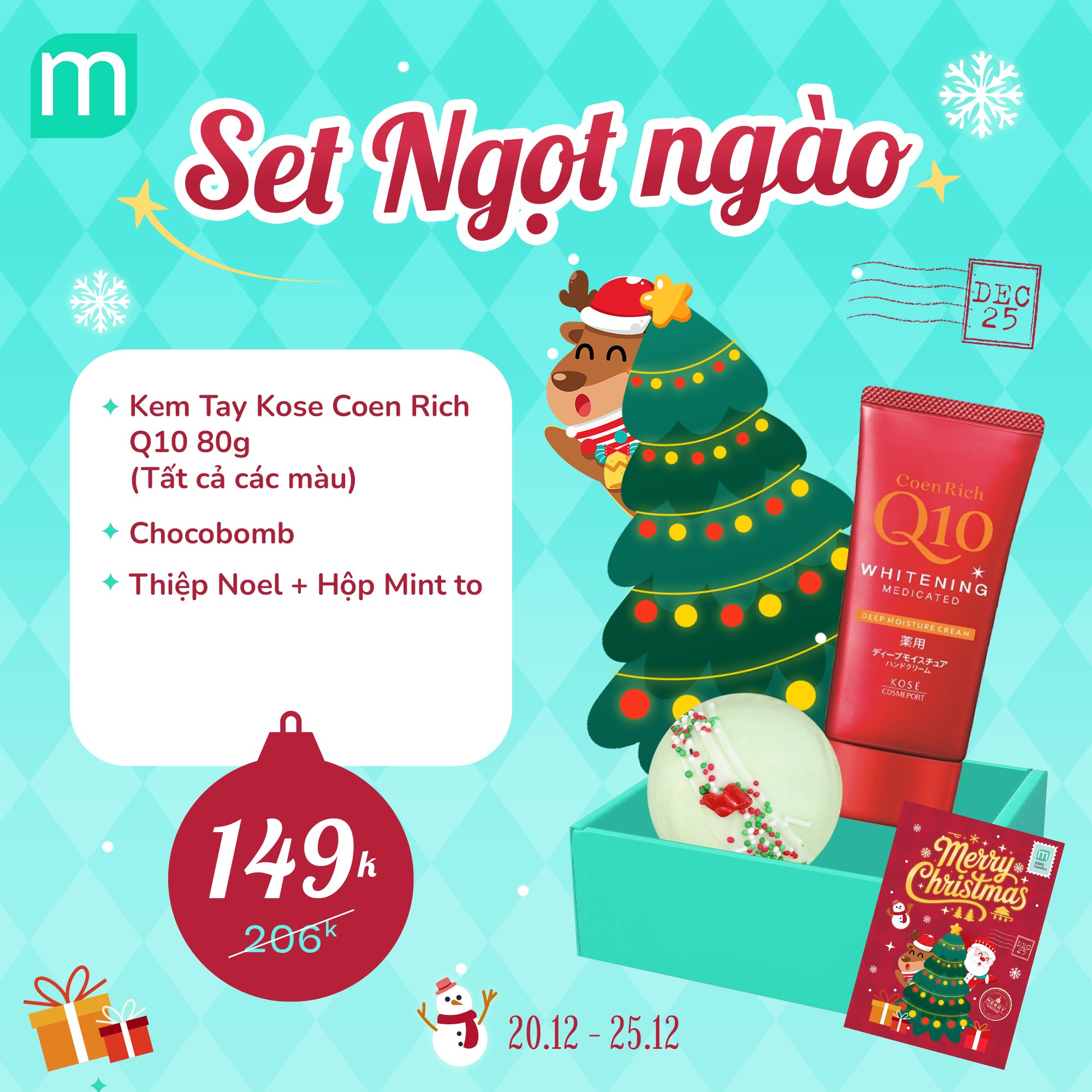 GIÁNG SINH AN LÀNH VỚI 29 SET QUÀ NOEL MADE BY MINT