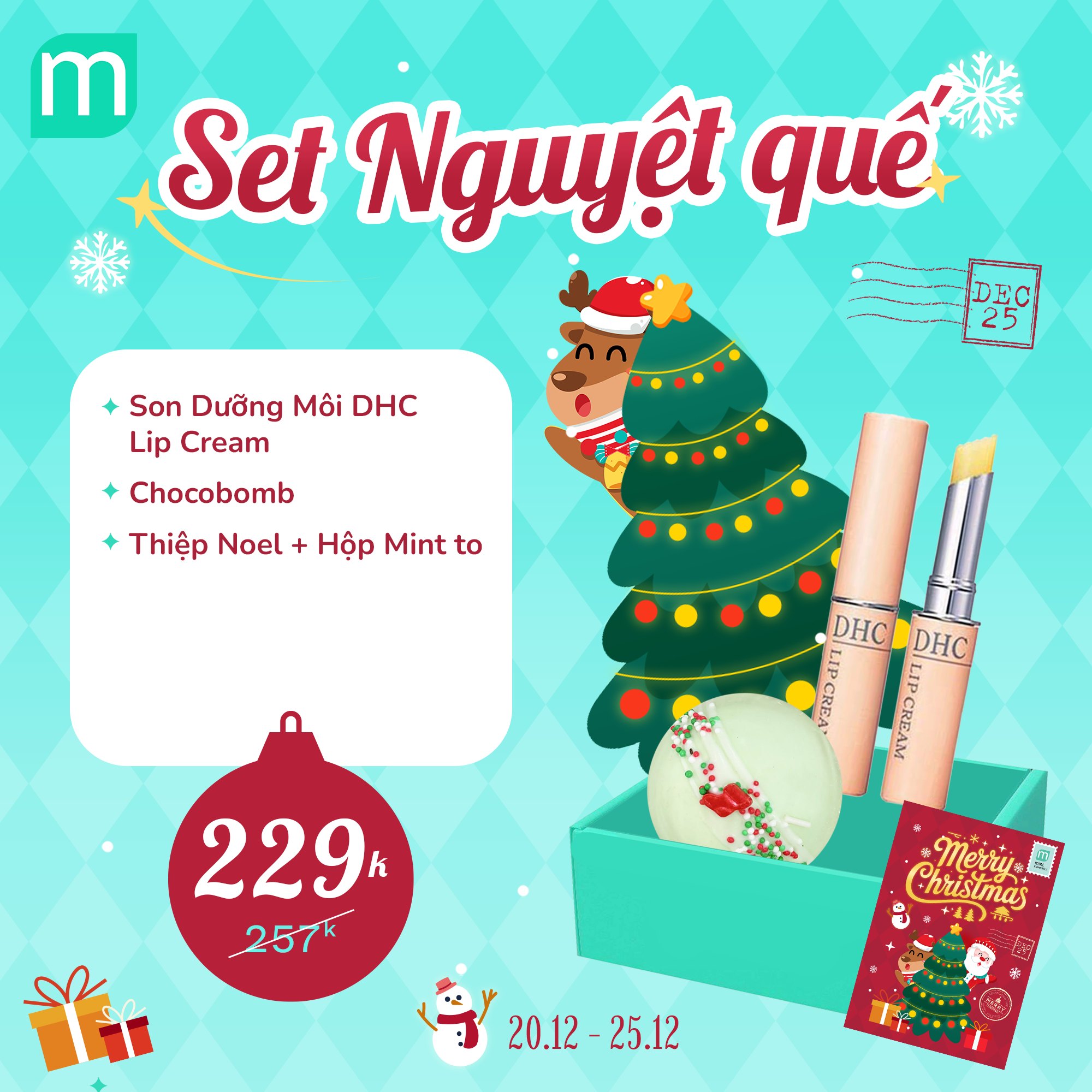 GIÁNG SINH AN LÀNH VỚI 29 SET QUÀ NOEL MADE BY MINT
