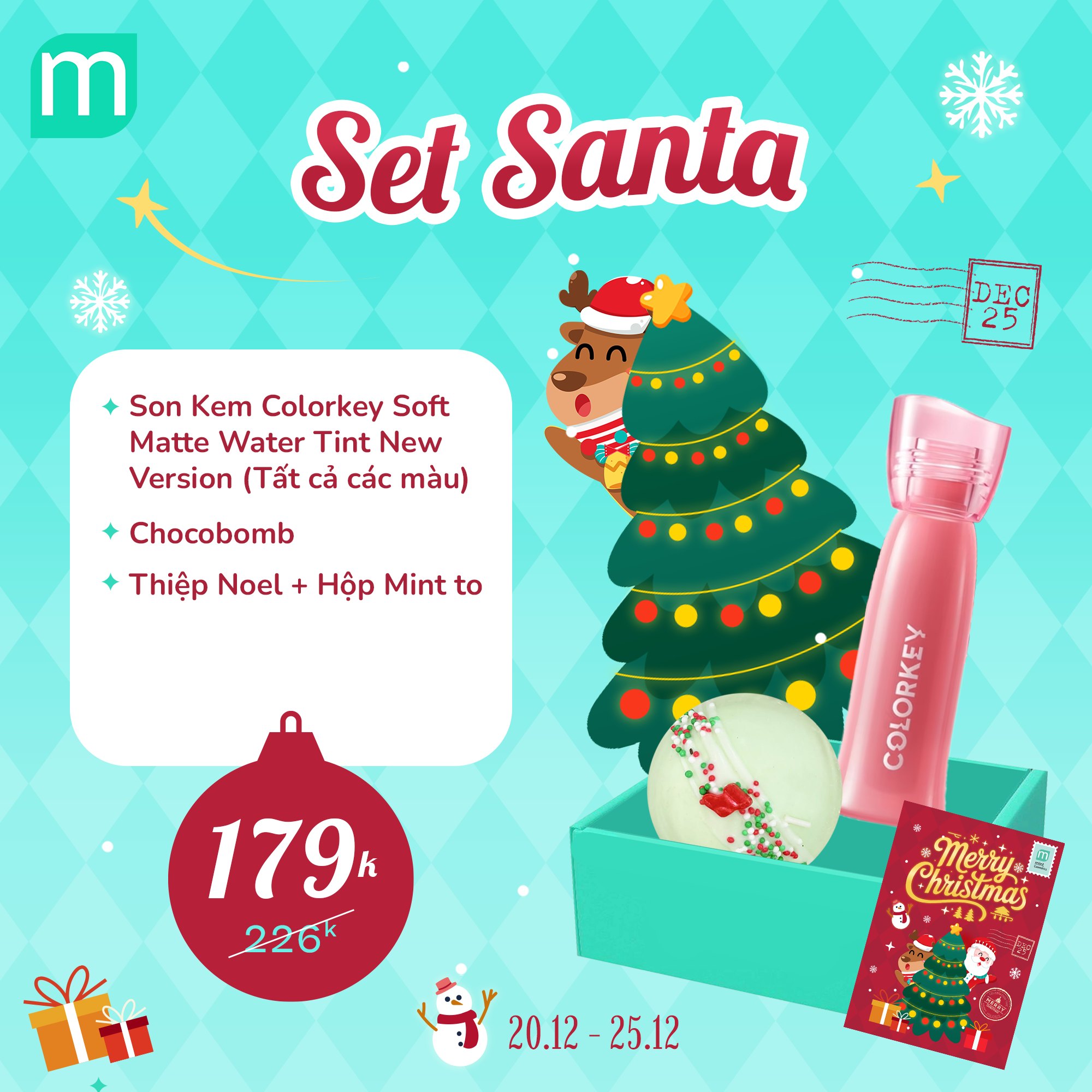GIÁNG SINH AN LÀNH VỚI 29 SET QUÀ NOEL MADE BY MINT