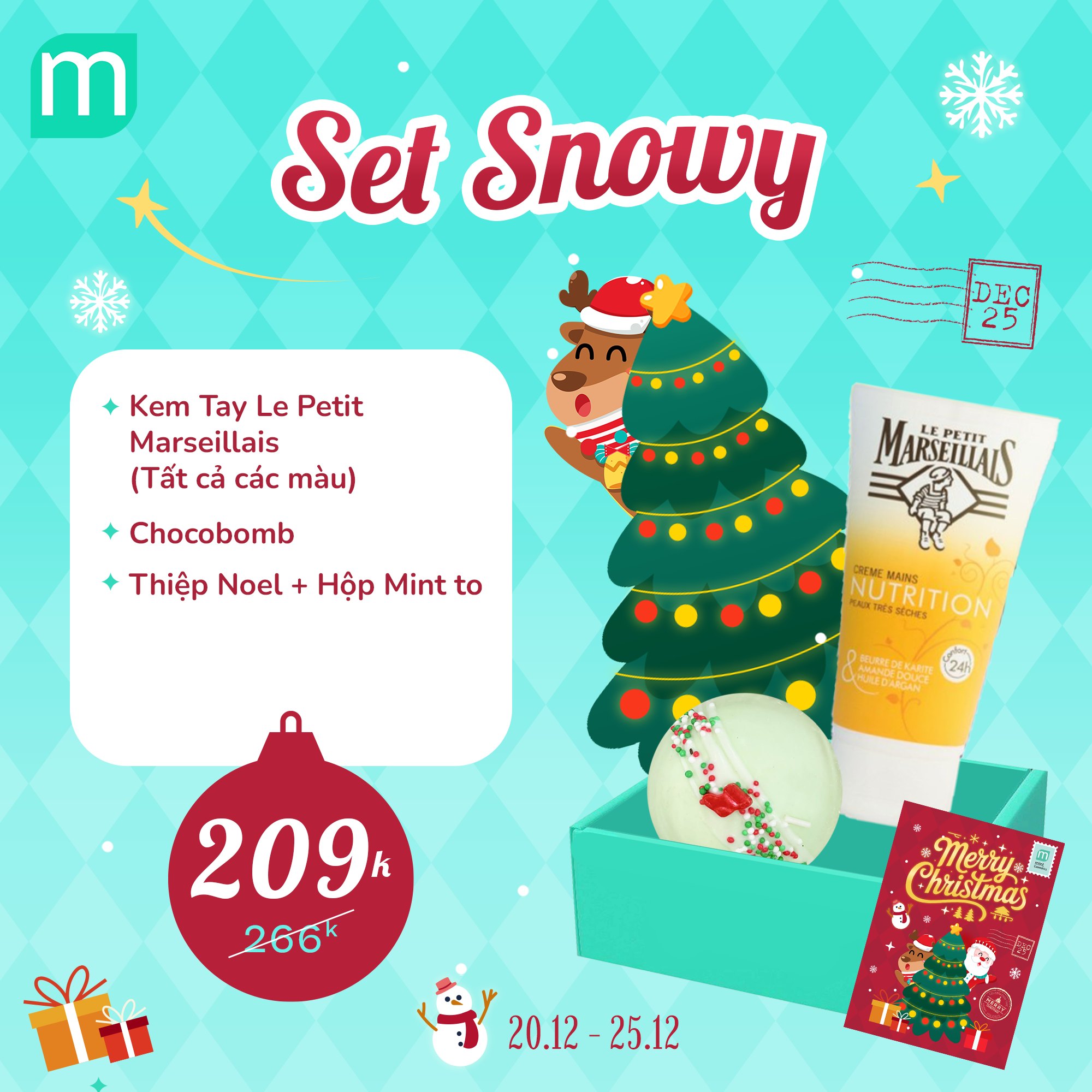 GIÁNG SINH AN LÀNH VỚI 29 SET QUÀ NOEL MADE BY MINT