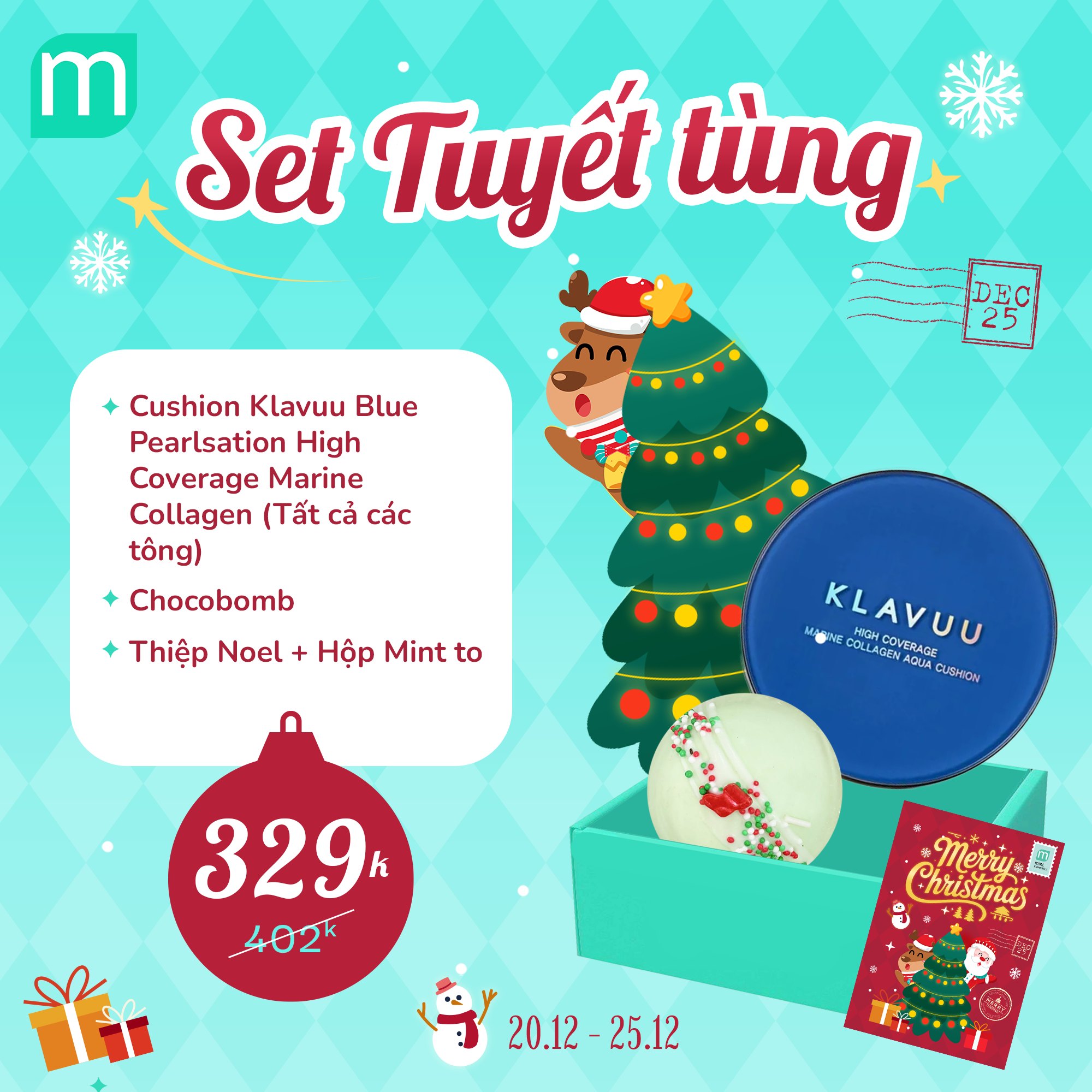 GIÁNG SINH AN LÀNH VỚI 29 SET QUÀ NOEL MADE BY MINT