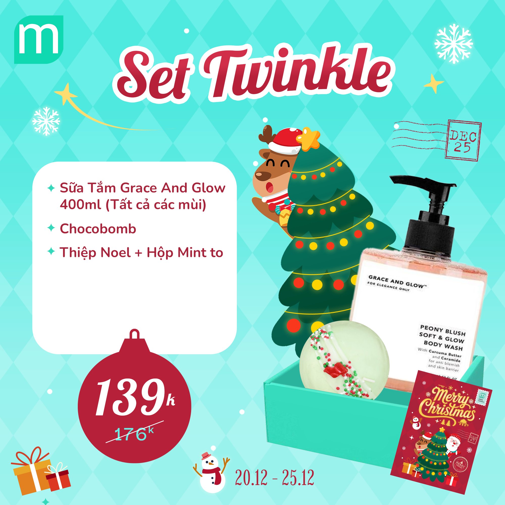 GIÁNG SINH AN LÀNH VỚI 29 SET QUÀ NOEL MADE BY MINT