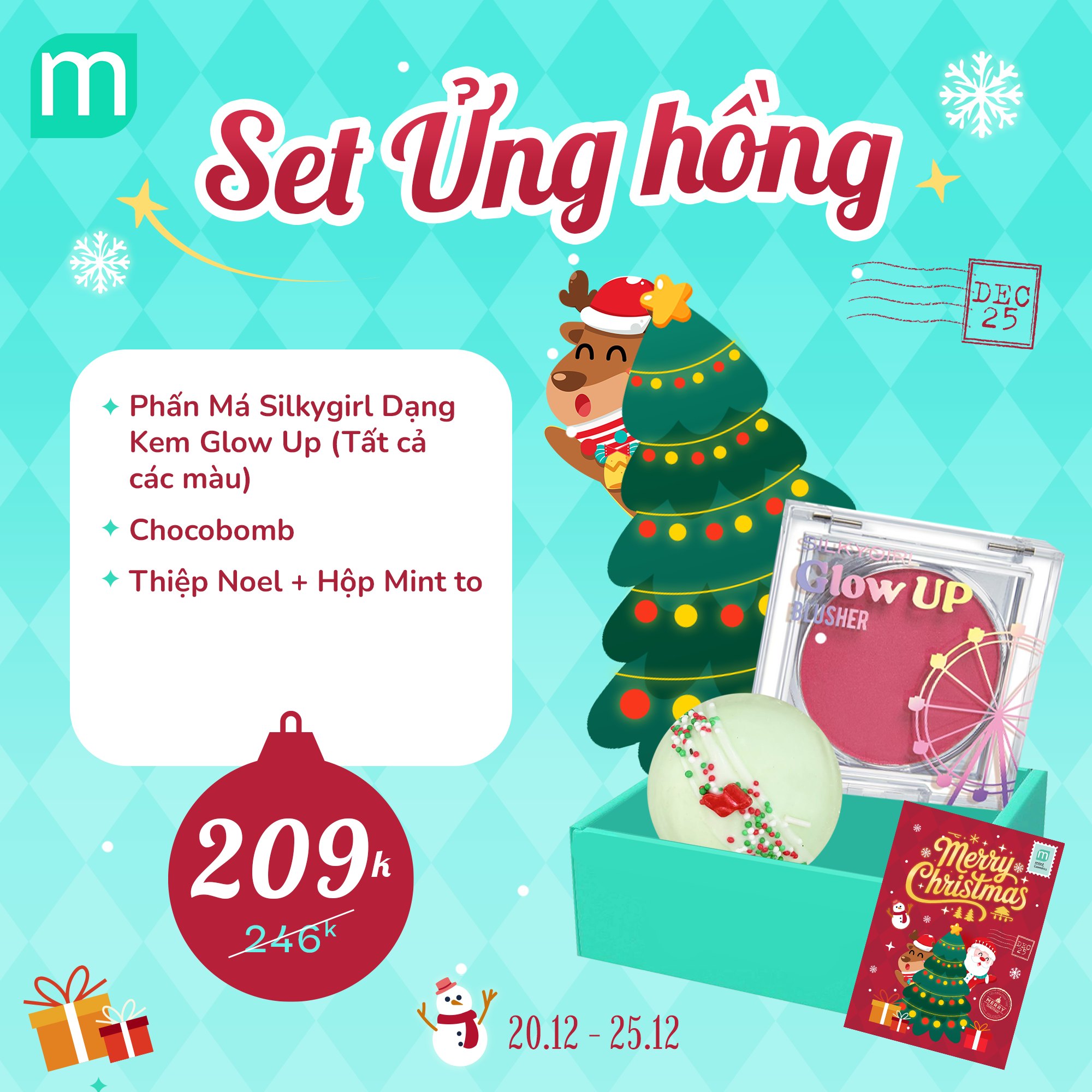 GIÁNG SINH AN LÀNH VỚI 29 SET QUÀ NOEL MADE BY MINT
