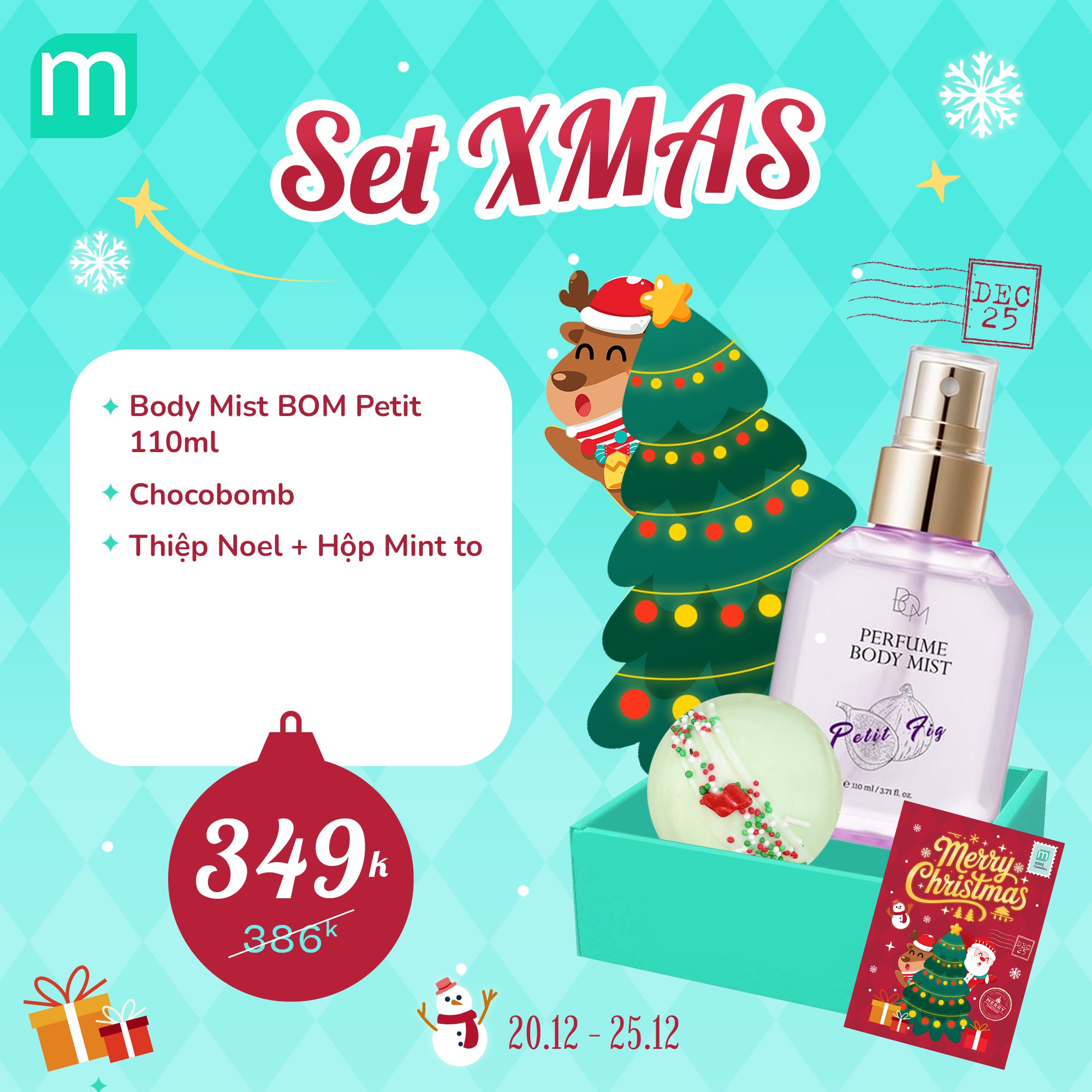 GIÁNG SINH AN LÀNH VỚI 29 SET QUÀ NOEL MADE BY MINT