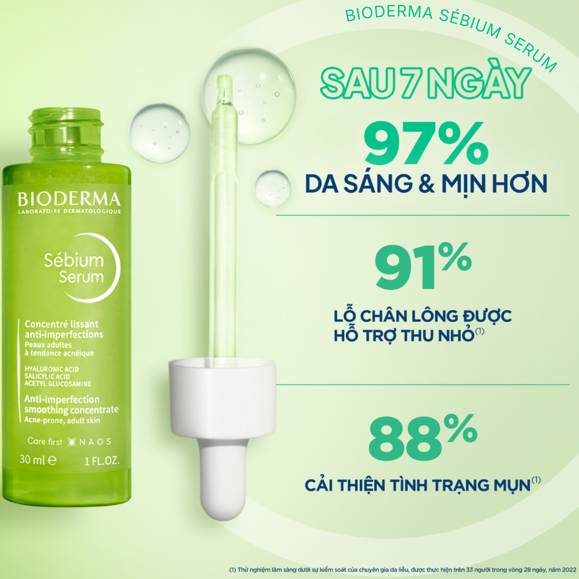 Tinh Chất Sáng Da Mờ Thâm Bioderma Sébium Serum 30ml Tinh Chất Sáng Da Mờ Thâm Bioderma Sébium Serum 30ml