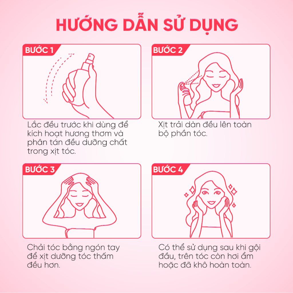 Xịt Dưỡng Tóc Grace And Glow Hair Mist Spray 100ml Xịt Dưỡng Tóc Grace And Glow Hair Mist Spray 100ml