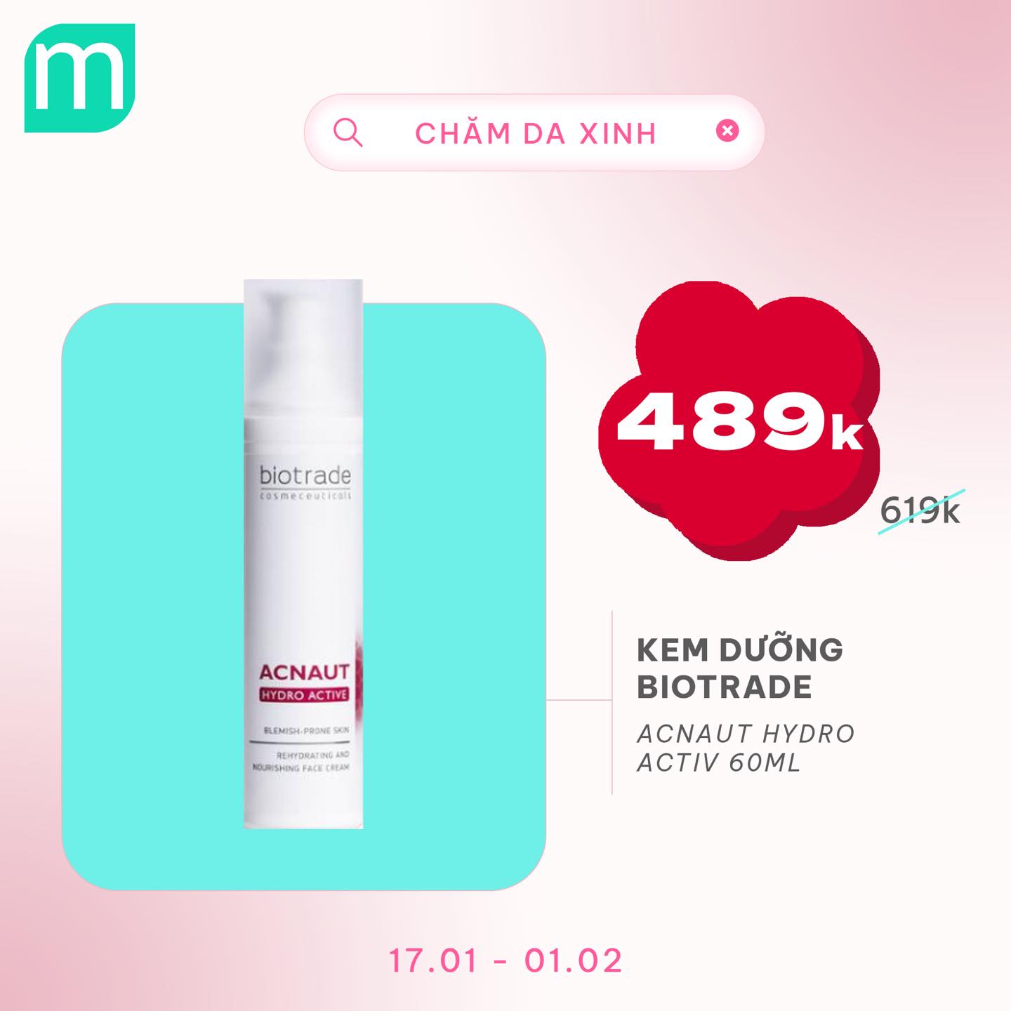 CHĂM DA XINH, LUNG LINH ĐÓN TẾT UP TO 68%
