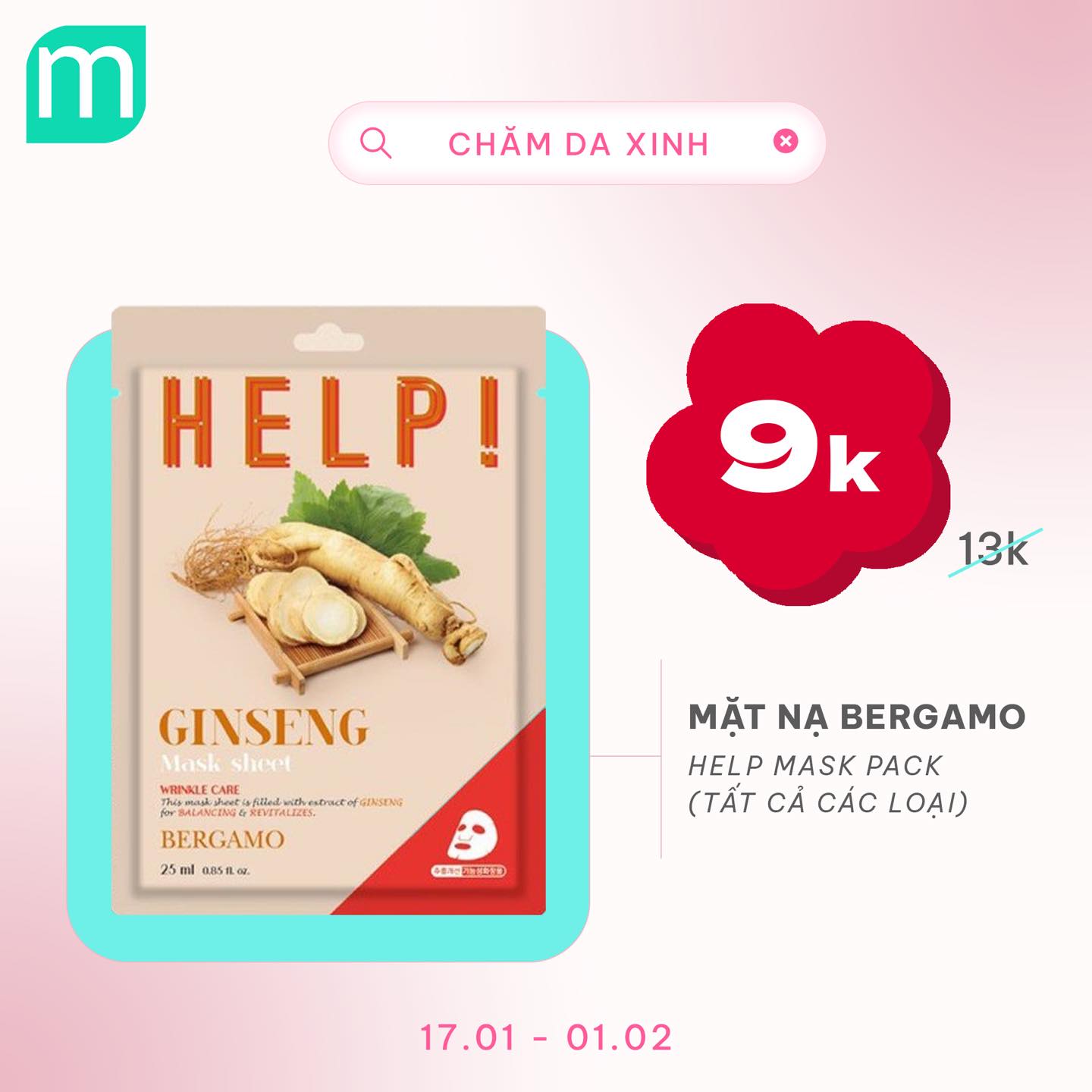 CHĂM DA XINH, LUNG LINH ĐÓN TẾT UP TO 68%