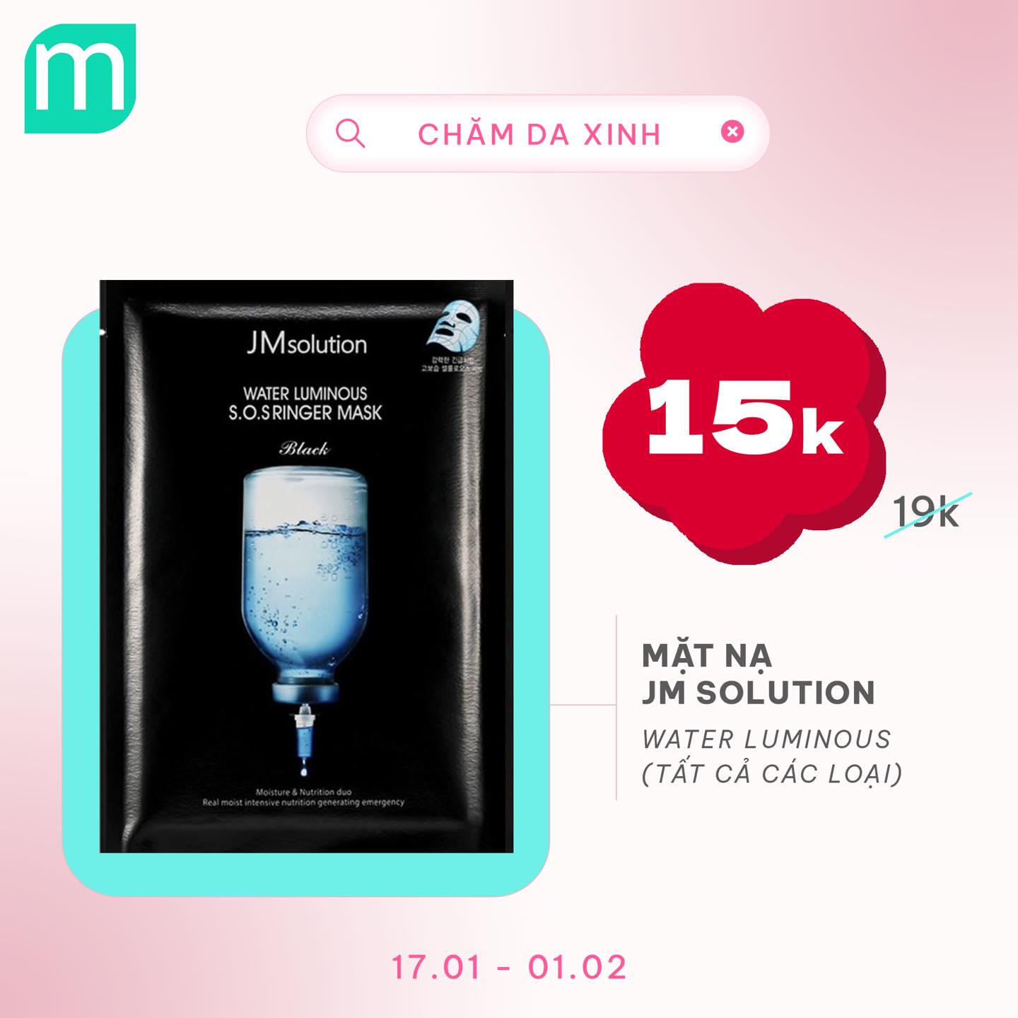 CHĂM DA XINH, LUNG LINH ĐÓN TẾT UP TO 68%