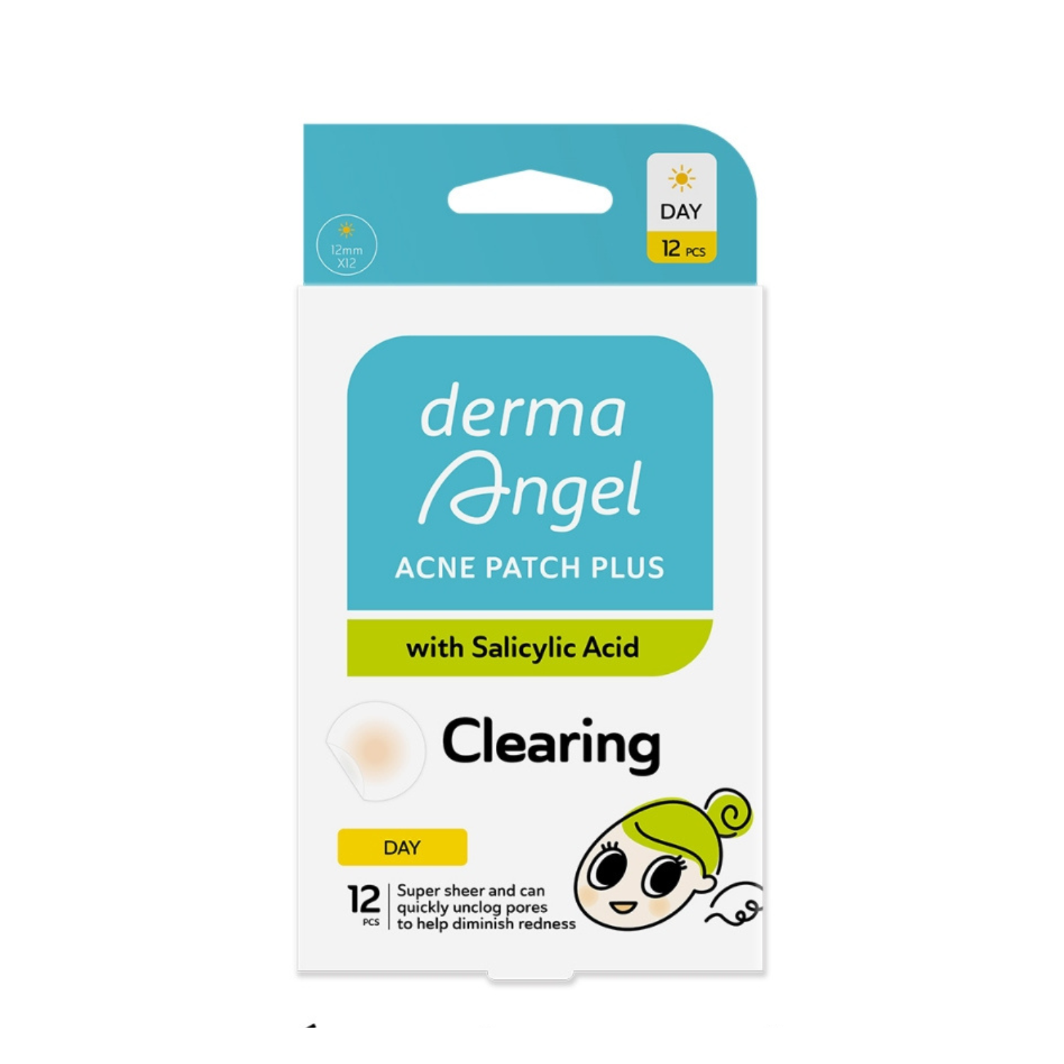 Miếng Dán Mụn Derma Angel Acne Patch Plus 12 Miếng Miếng Dán Mụn Derma Angel Acne Patch Plus 12 Miếng