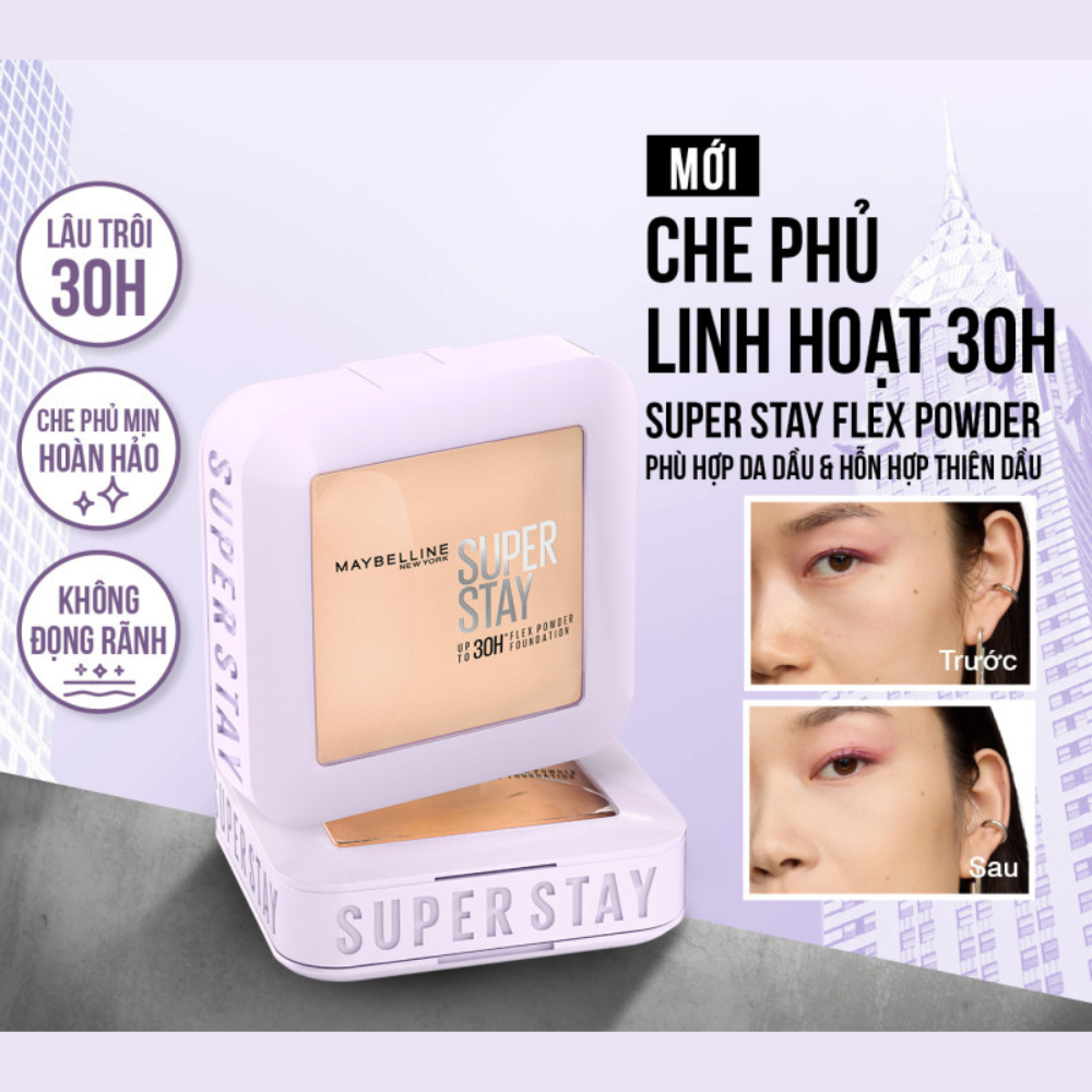 Phấn Phủ Nền Maybelline SuperStay 30H Flex Powder 9G