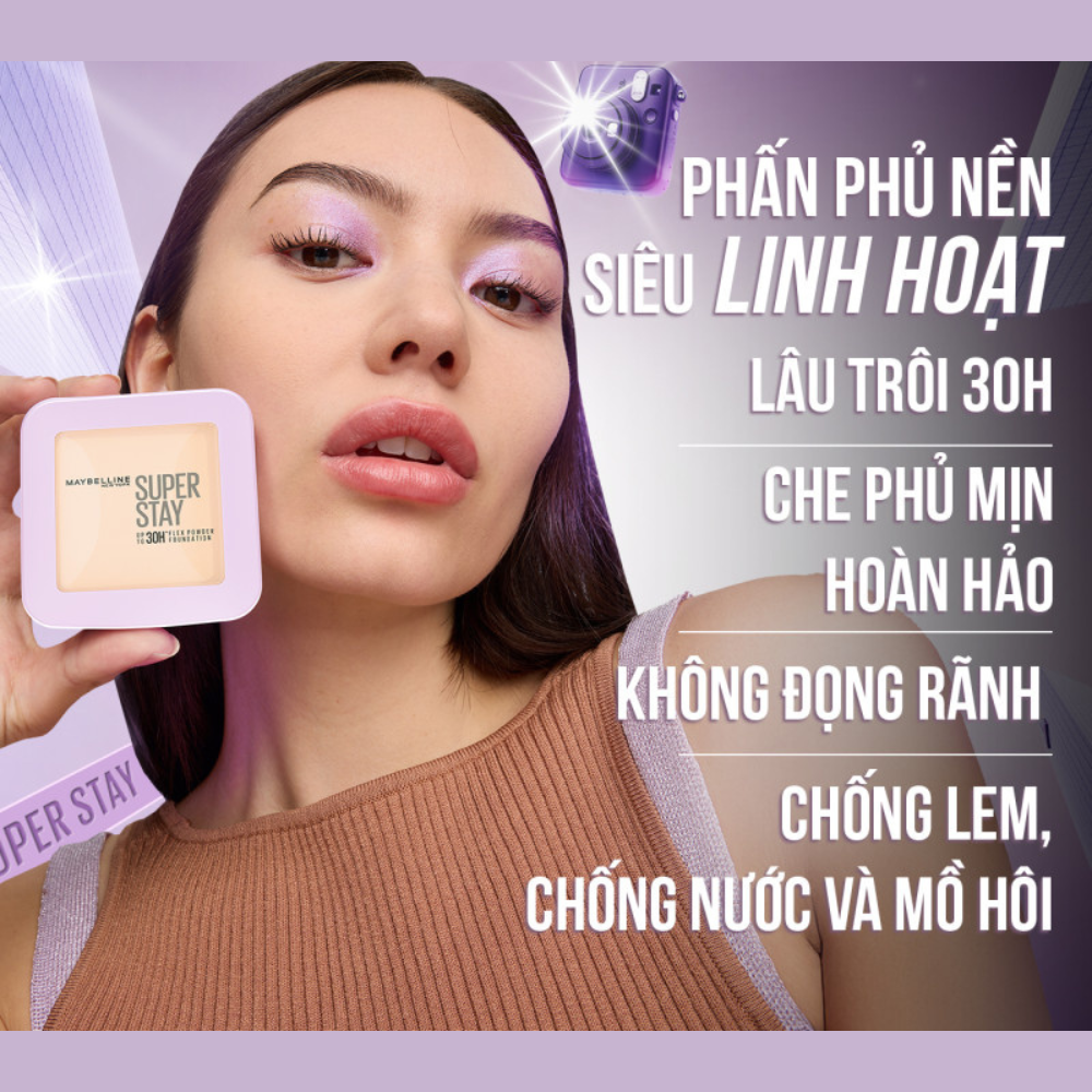 Phấn Phủ Nền Maybelline SuperStay 30H Flex Powder 9G