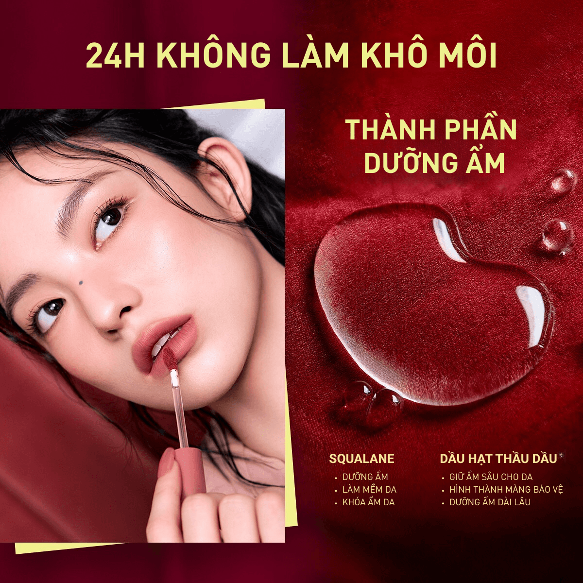 Son Kem 3CE Velvet Lip Tint Plush 4g Son Kem 3CE Velvet Lip Tint Plush 4g - Ảnh 10