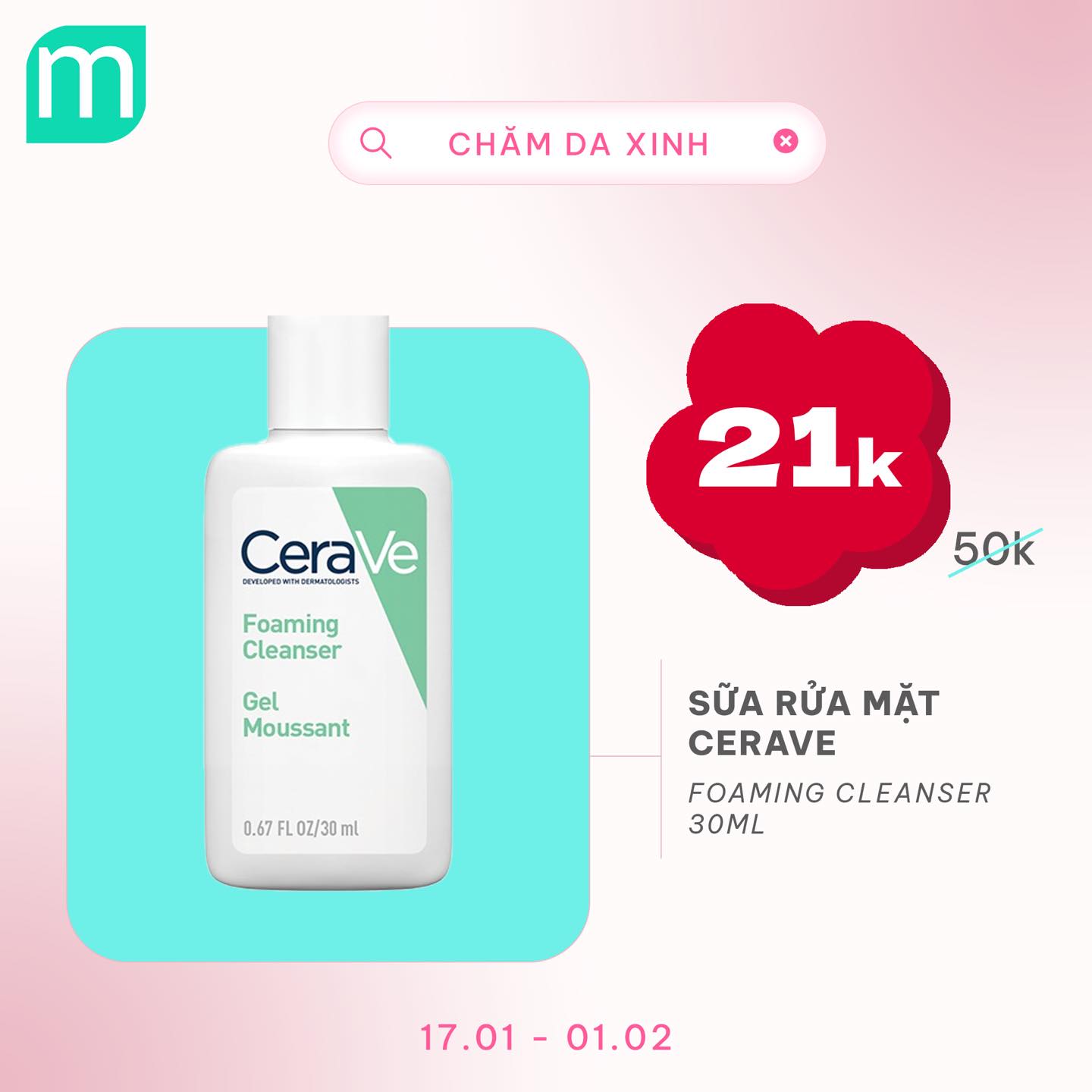 CHĂM DA XINH, LUNG LINH ĐÓN TẾT UP TO 68%
