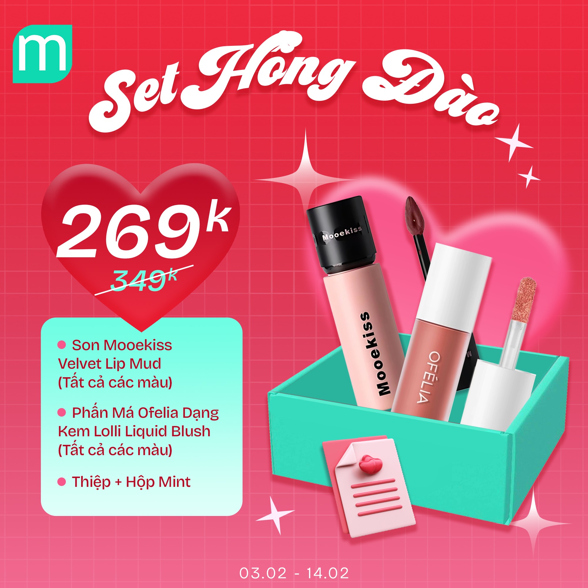XINH XINH YÊU YÊU - 26 SET QUÀ TẾT & VALENTINE "MADE BY MINT"