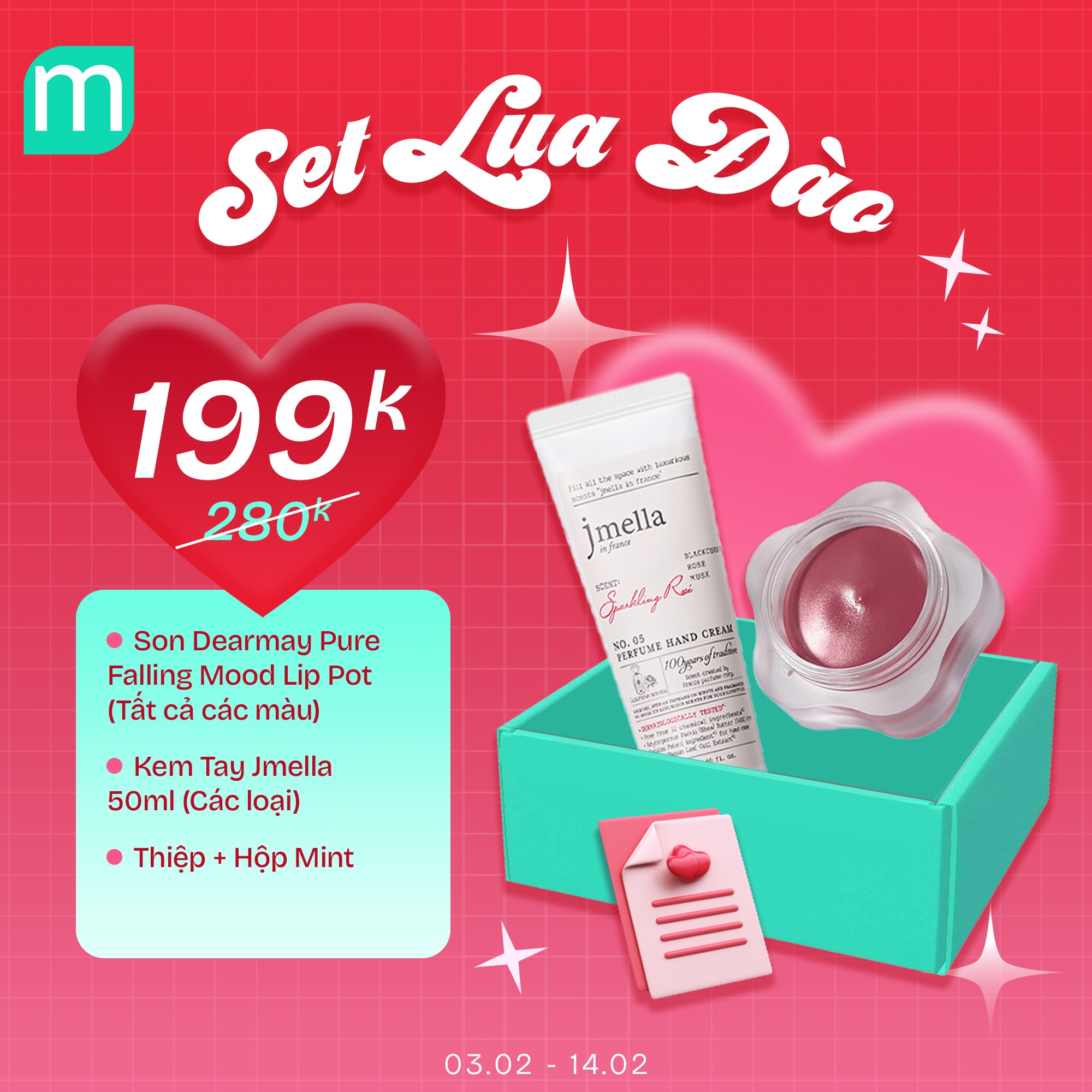 XINH XINH YÊU YÊU - 26 SET QUÀ TẾT & VALENTINE "MADE BY MINT"