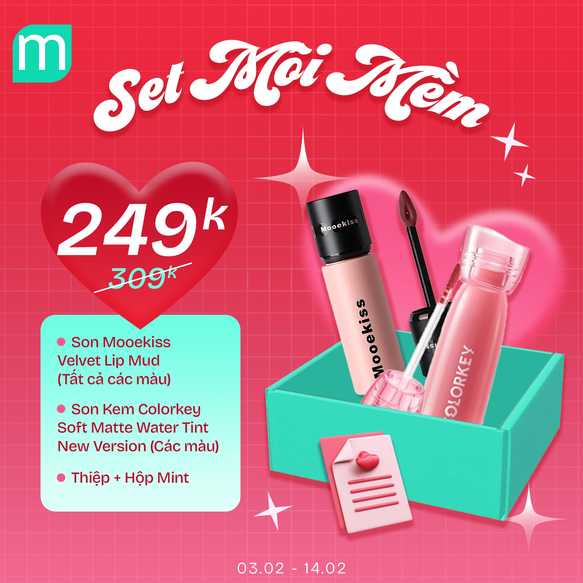 XINH XINH YÊU YÊU - 26 SET QUÀ TẾT & VALENTINE "MADE BY MINT"