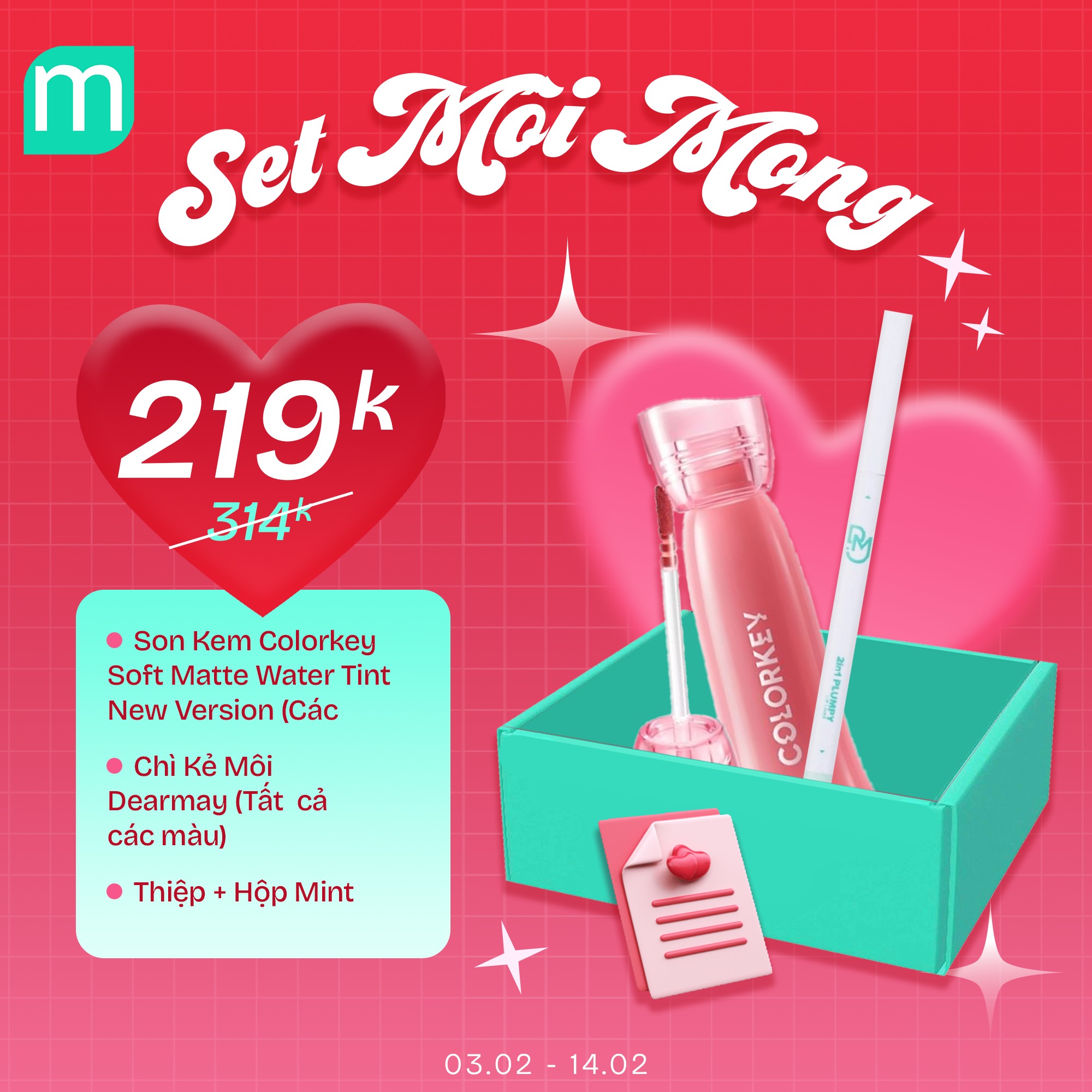 XINH XINH YÊU YÊU - 26 SET QUÀ TẾT & VALENTINE "MADE BY MINT"