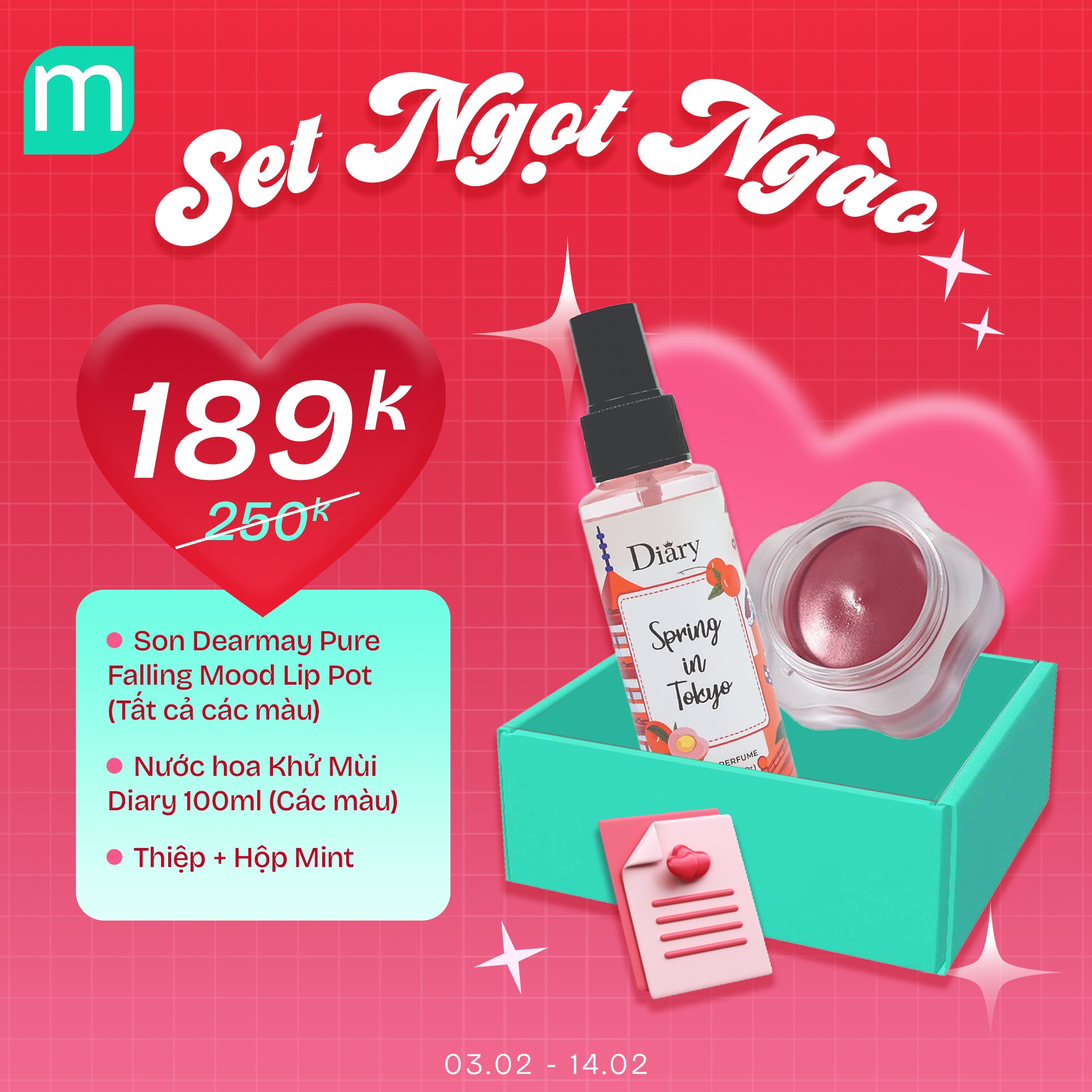 XINH XINH YÊU YÊU - 26 SET QUÀ TẾT & VALENTINE "MADE BY MINT"