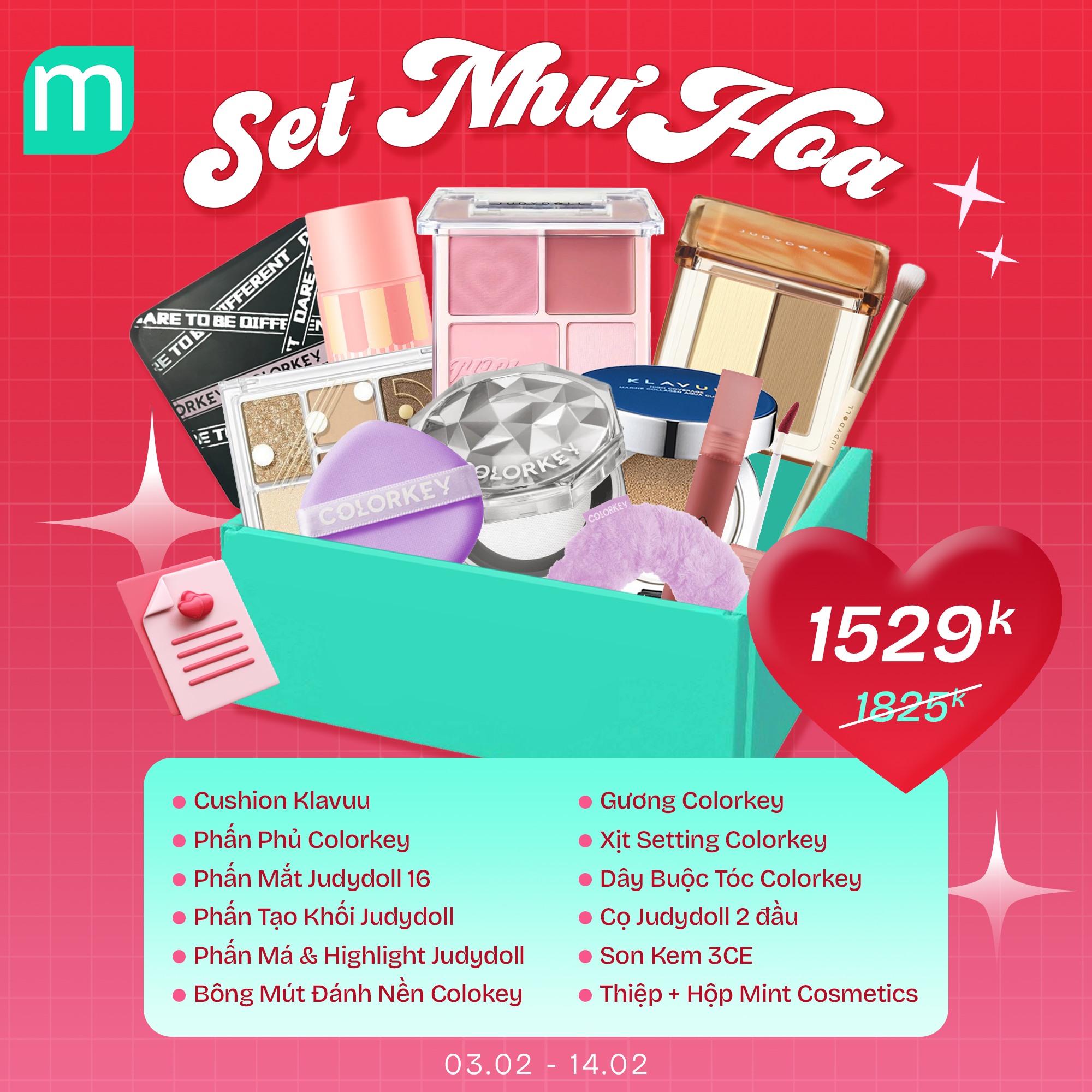 XINH XINH YÊU YÊU - 26 SET QUÀ TẾT & VALENTINE "MADE BY MINT"