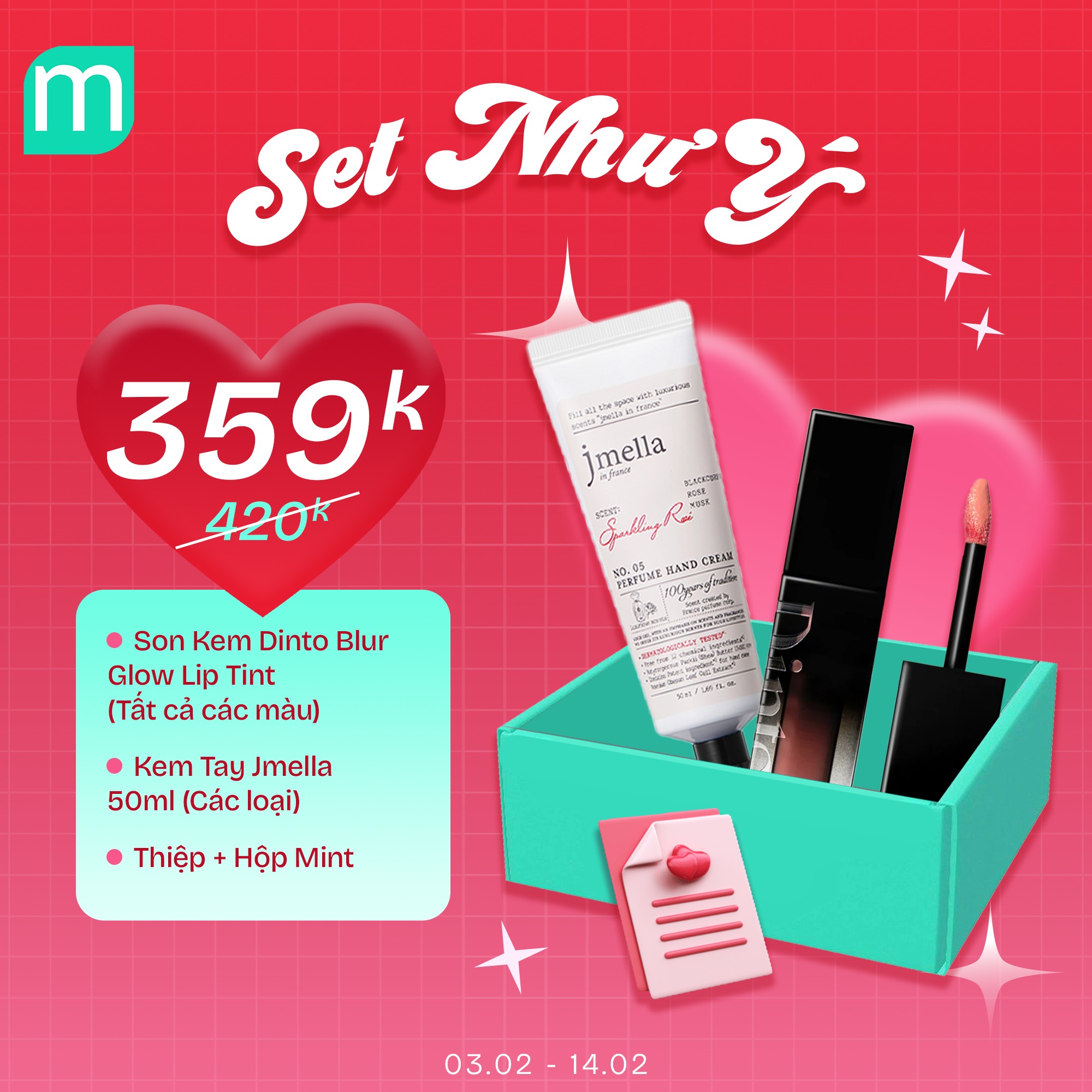 XINH XINH YÊU YÊU - 26 SET QUÀ TẾT & VALENTINE "MADE BY MINT"