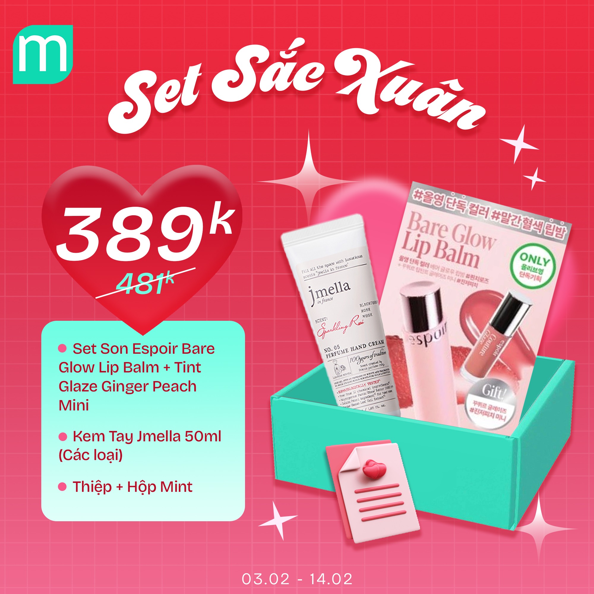 XINH XINH YÊU YÊU - 26 SET QUÀ TẾT & VALENTINE "MADE BY MINT"