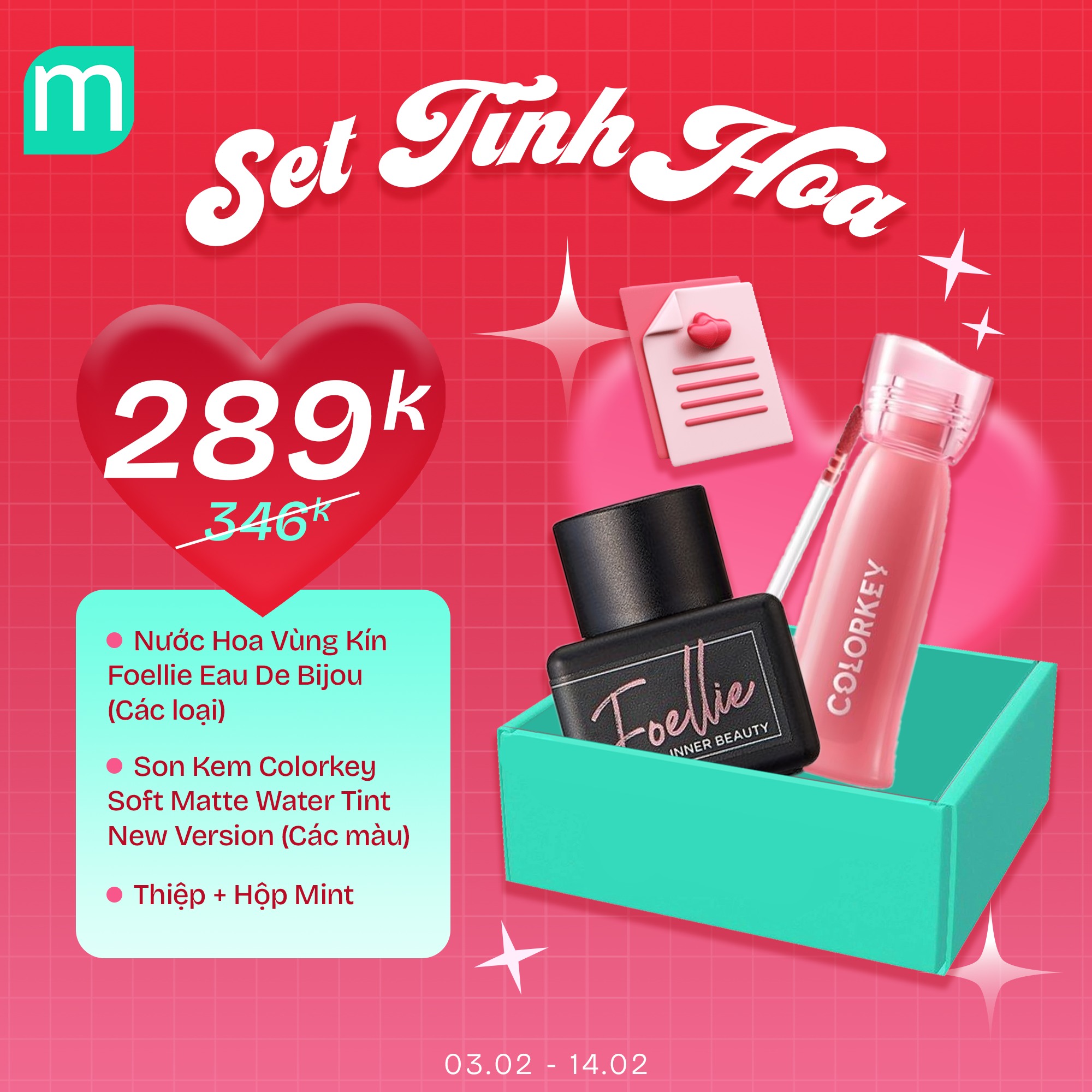 XINH XINH YÊU YÊU - 26 SET QUÀ TẾT & VALENTINE "MADE BY MINT"