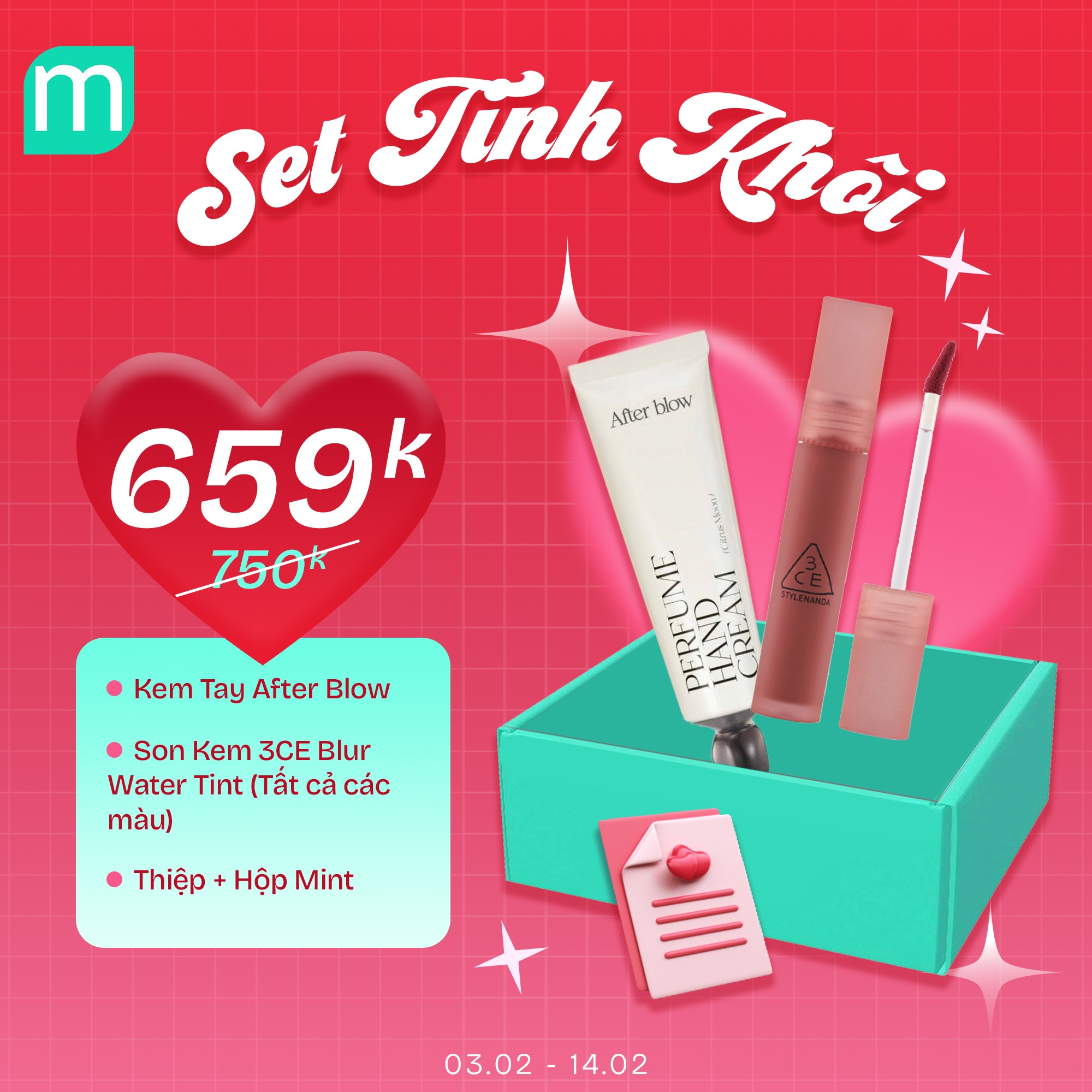 XINH XINH YÊU YÊU - 26 SET QUÀ TẾT & VALENTINE "MADE BY MINT"