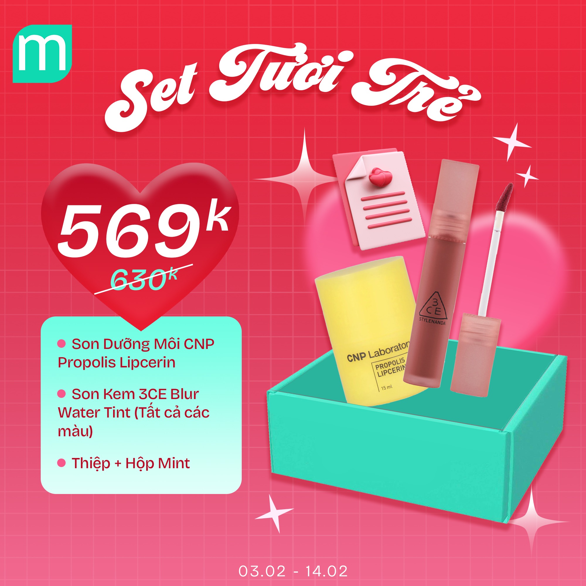 XINH XINH YÊU YÊU - 26 SET QUÀ TẾT & VALENTINE "MADE BY MINT"