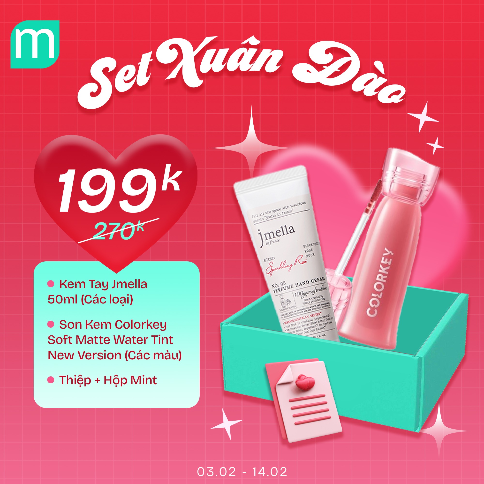 XINH XINH YÊU YÊU - 26 SET QUÀ TẾT & VALENTINE "MADE BY MINT"