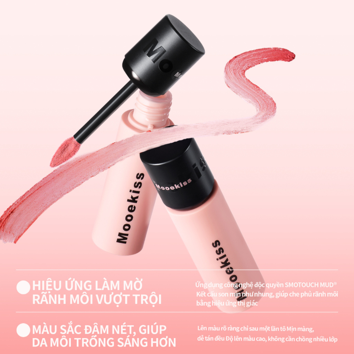 Son Kem Bùn Mooekiss Velvet Lip Mud 3G Son Kem Bùn Mooekiss Velvet Lip Mud 3G
