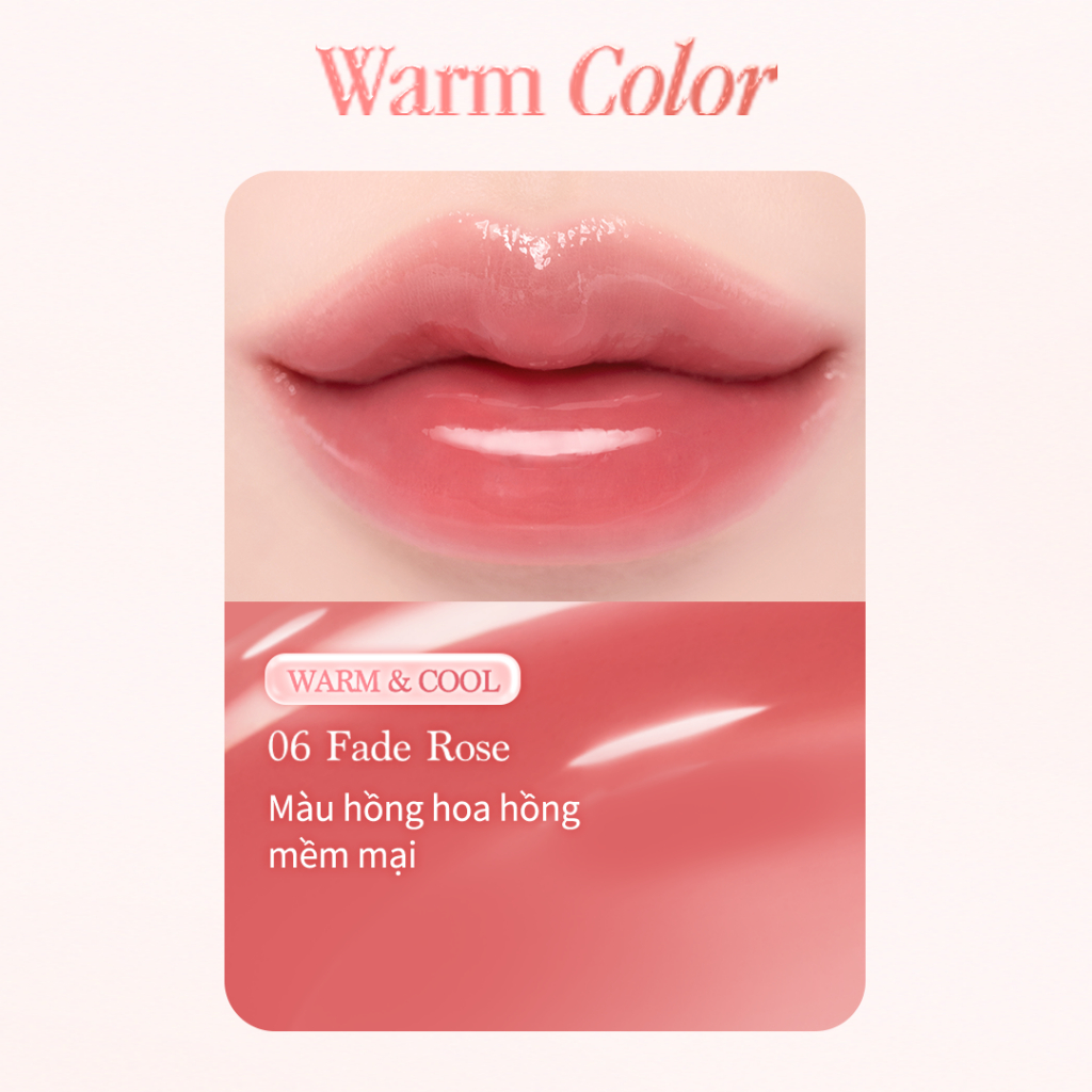 Pure Water Lip Gloss #06 Fade Rose