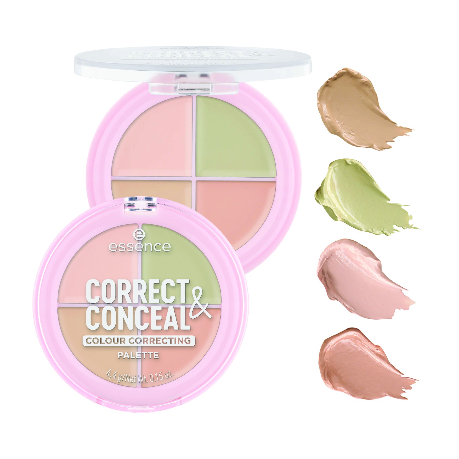 Bảng Triệt Sắc 4 Ô Essence Correct & Conceal Colour Correcting Palette 4.4g Bảng Triệt Sắc 4 Ô Essence Correct & Conceal Colour Correcting Palette 4.4g
