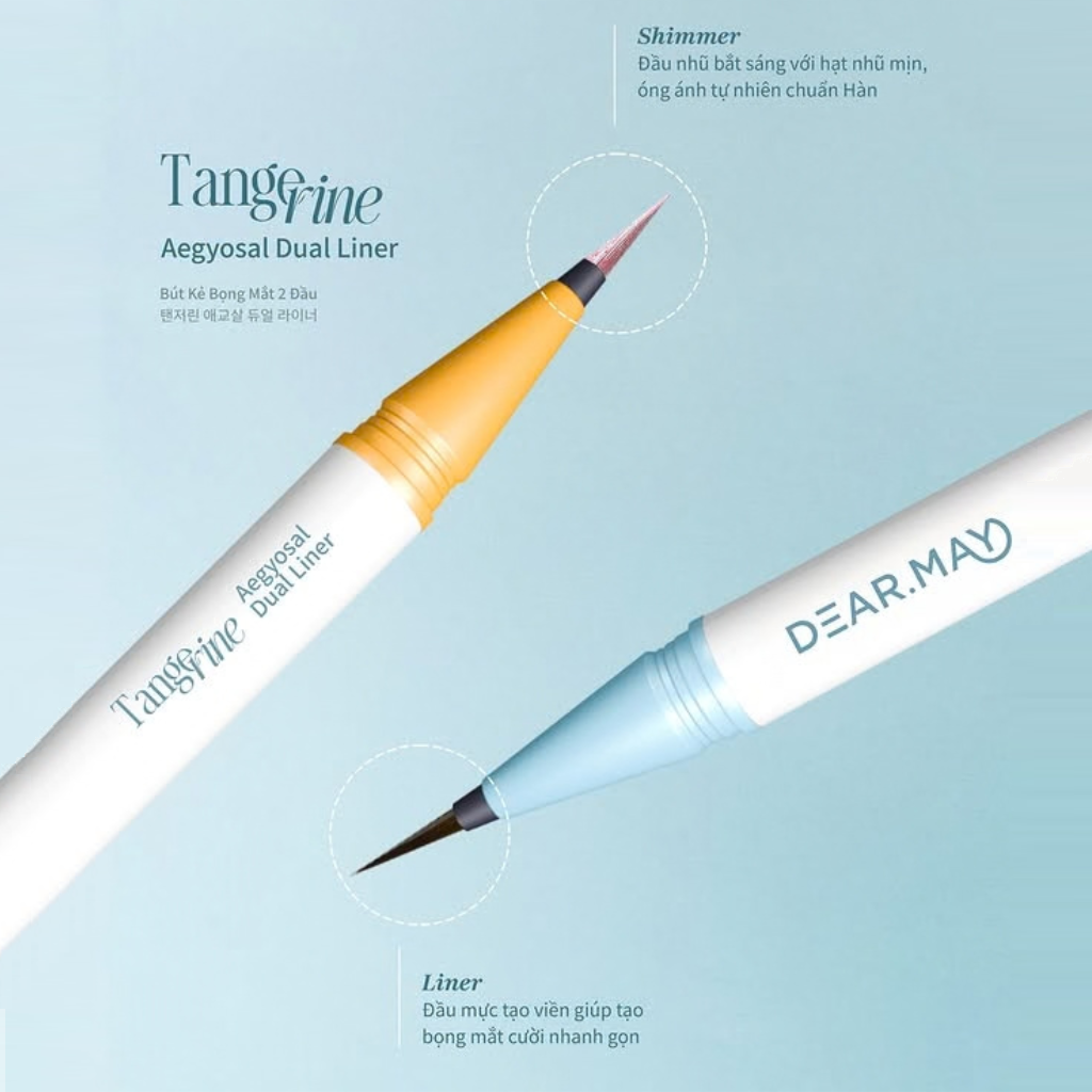 Bút Kẻ Bọng Mắt 2 Đầu Dearmay Tangerine Aegyosal Dual Liner 0.5g Bút Kẻ Bọng Mắt 2 Đầu Dearmay Tangerine Aegyosal Dual Liner 0.5g