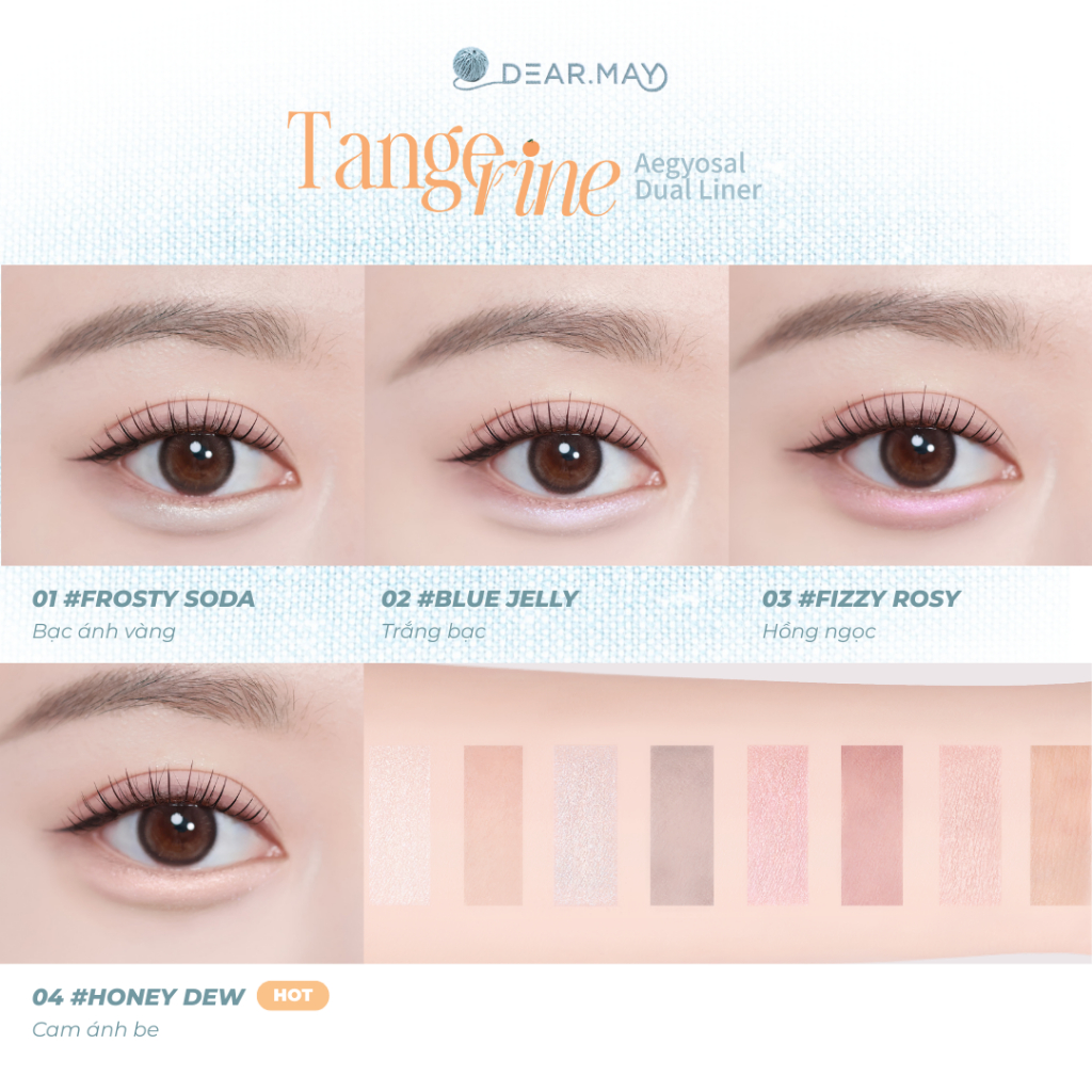 Bút Kẻ Bọng Mắt 2 Đầu Dearmay Tangerine Aegyosal Dual Liner 0.5g Bút Kẻ Bọng Mắt 2 Đầu Dearmay Tangerine Aegyosal Dual Liner 0.5g