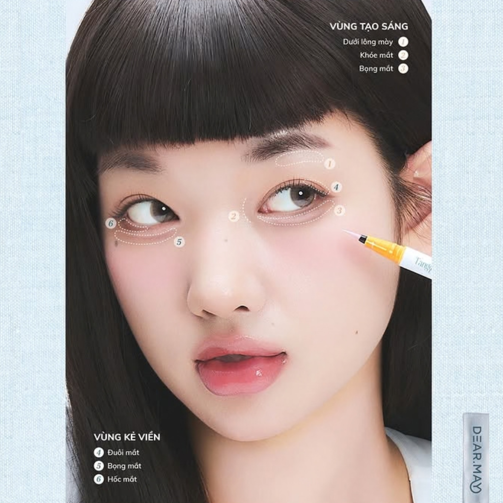 Bút Kẻ Bọng Mắt 2 Đầu Dearmay Tangerine Aegyosal Dual Liner 0.5g Bút Kẻ Bọng Mắt 2 Đầu Dearmay Tangerine Aegyosal Dual Liner 0.5g