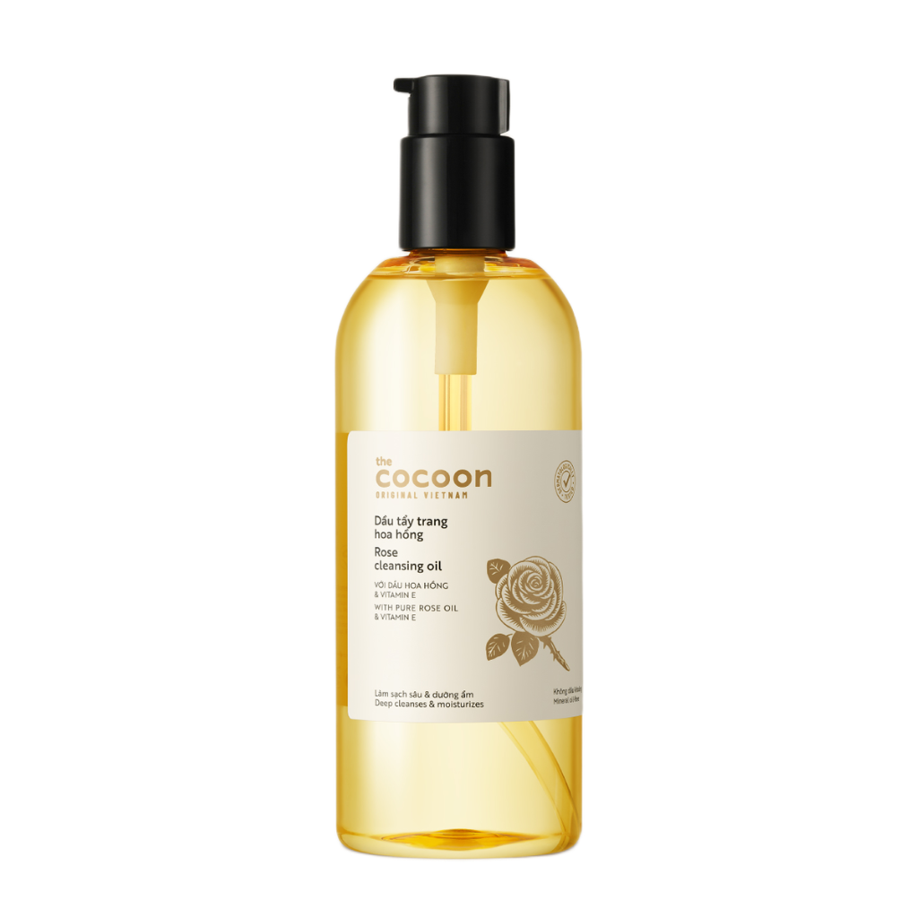 Dầu Tẩy Trang Cocoon Chiết Xuất Hoa Hồng 310ml Dầu Tẩy Trang Cocoon Chiết Xuất Hoa Hồng 310ml