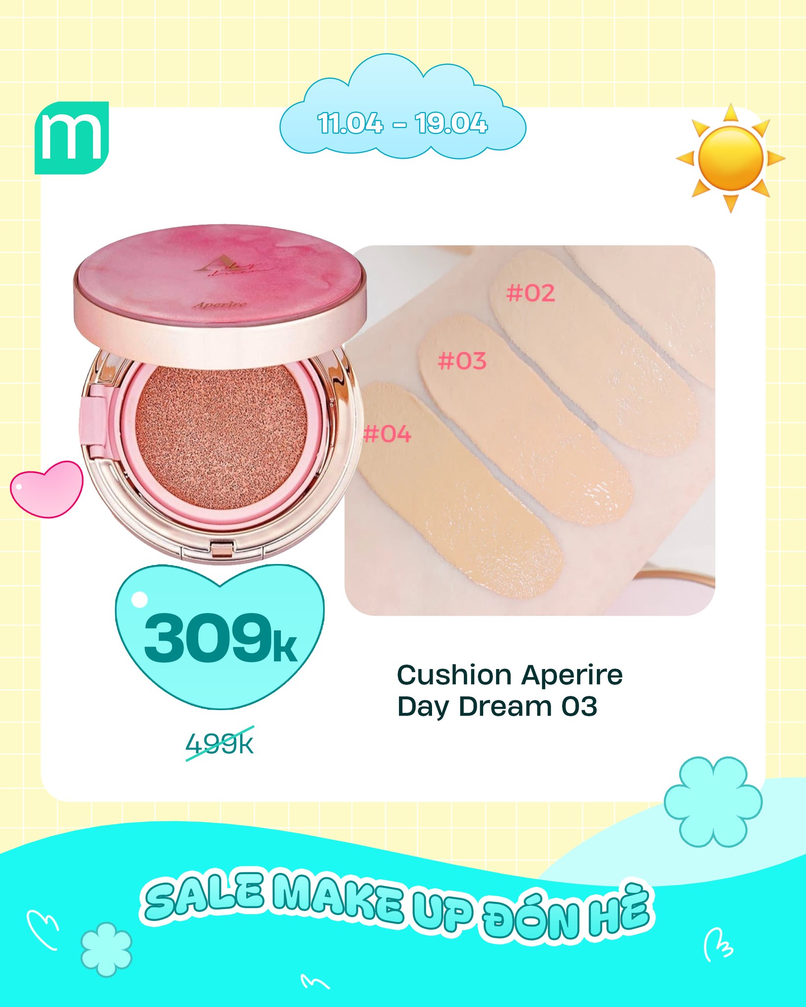 SALE MAKE UP ĐÓN HÈ