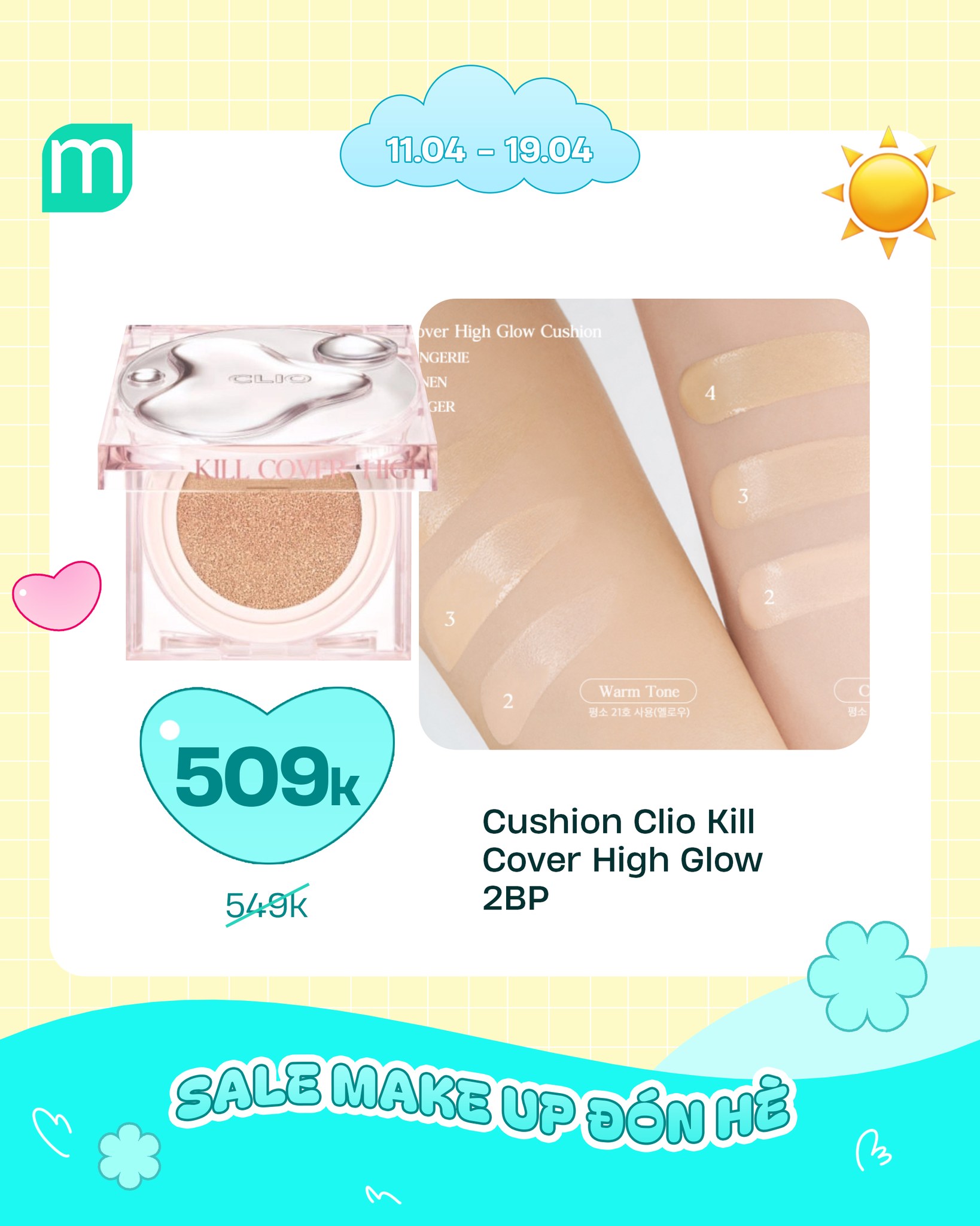 SALE MAKE UP ĐÓN HÈ