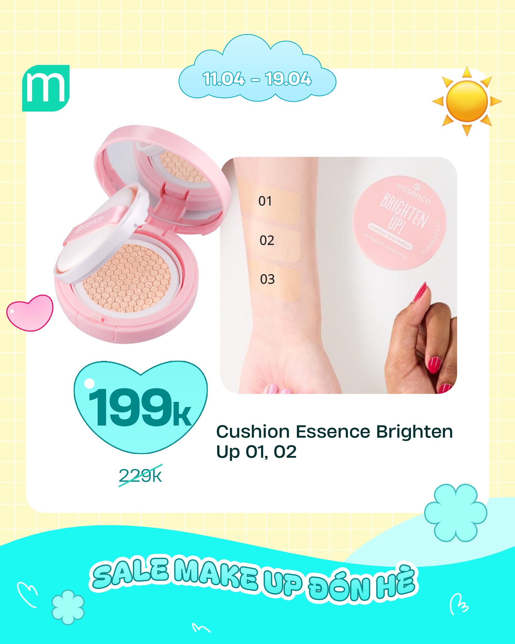 SALE MAKE UP ĐÓN HÈ