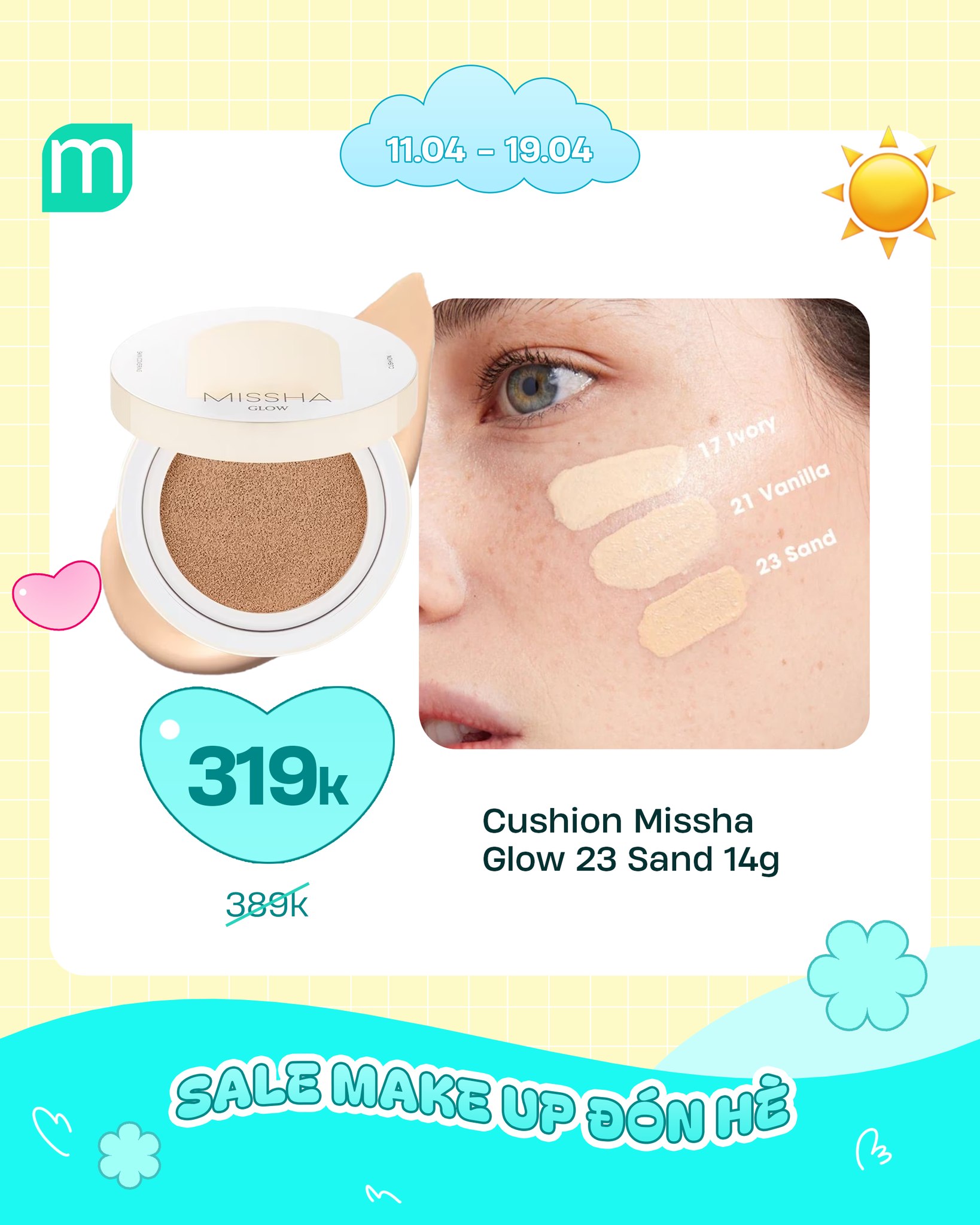 SALE MAKE UP ĐÓN HÈ