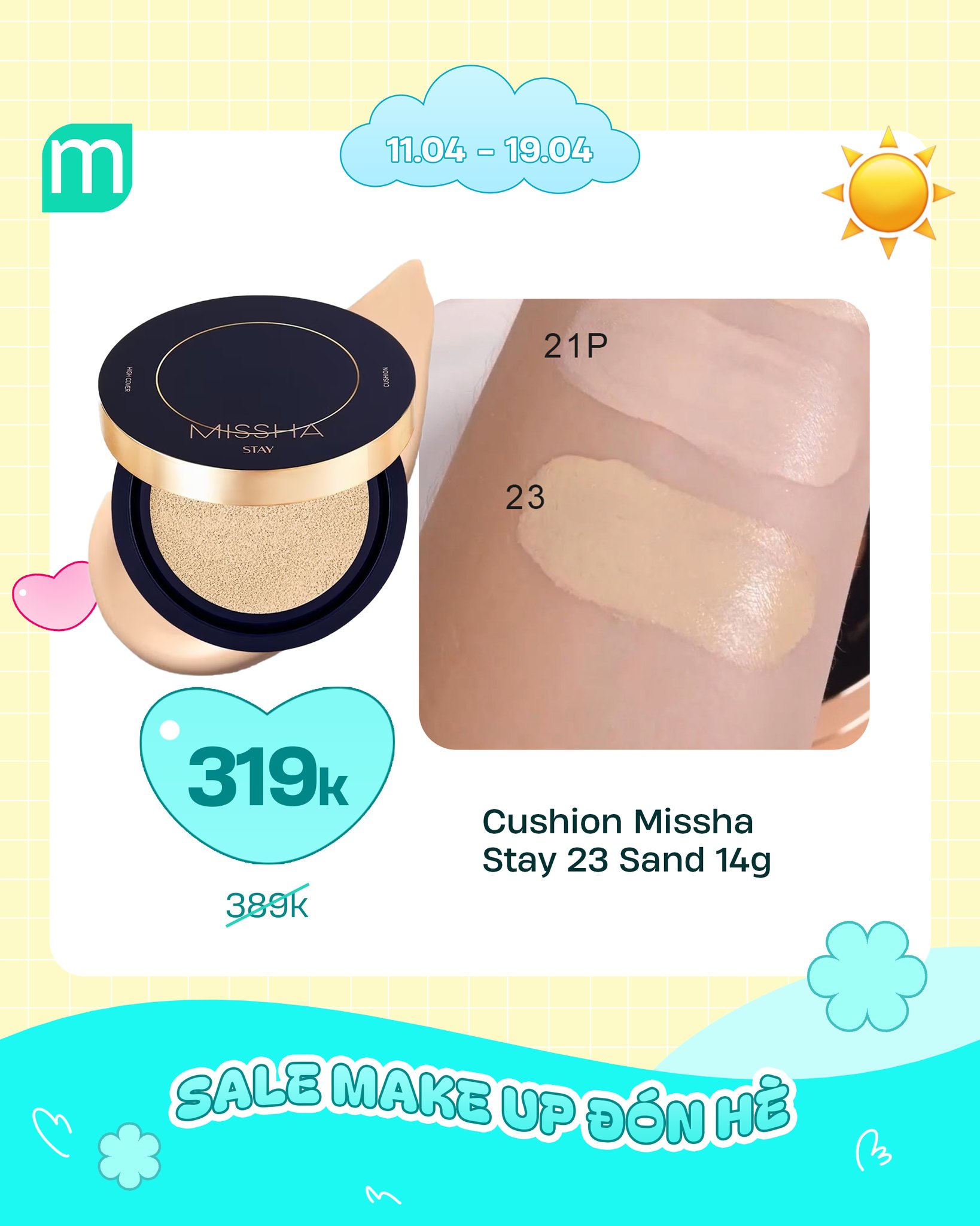 SALE MAKE UP ĐÓN HÈ