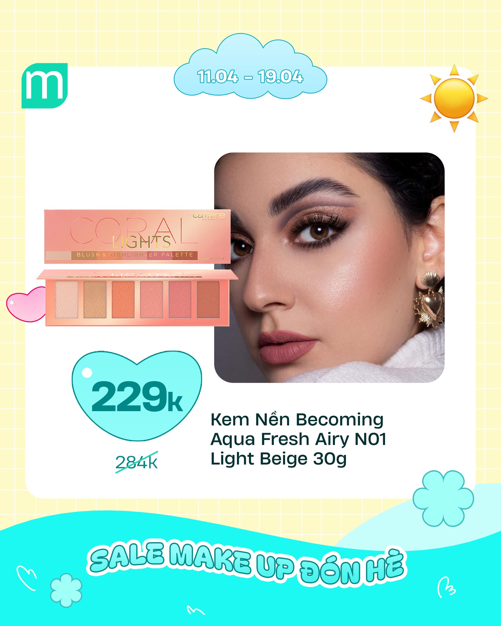 SALE MAKE UP ĐÓN HÈ