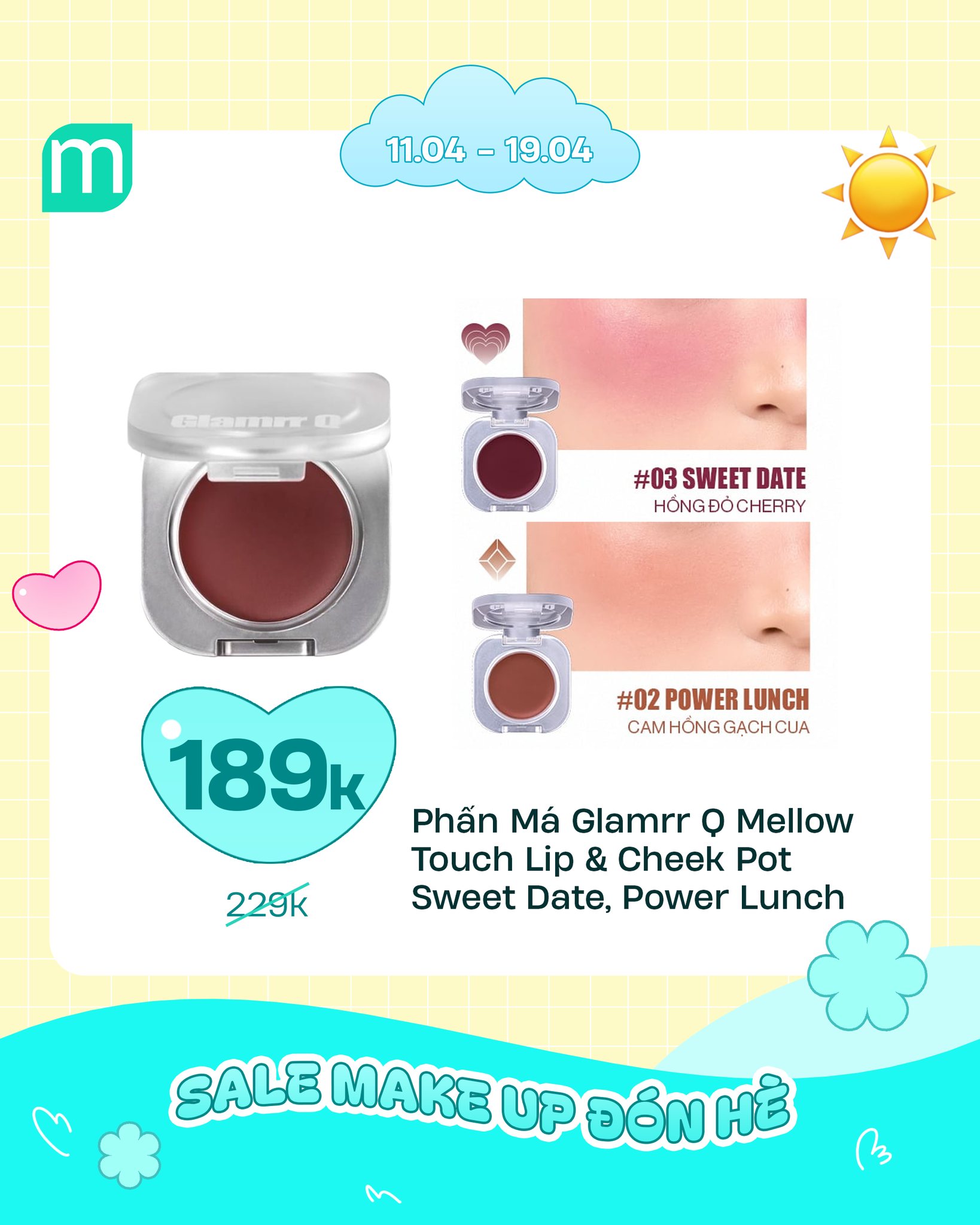 SALE MAKE UP ĐÓN HÈ