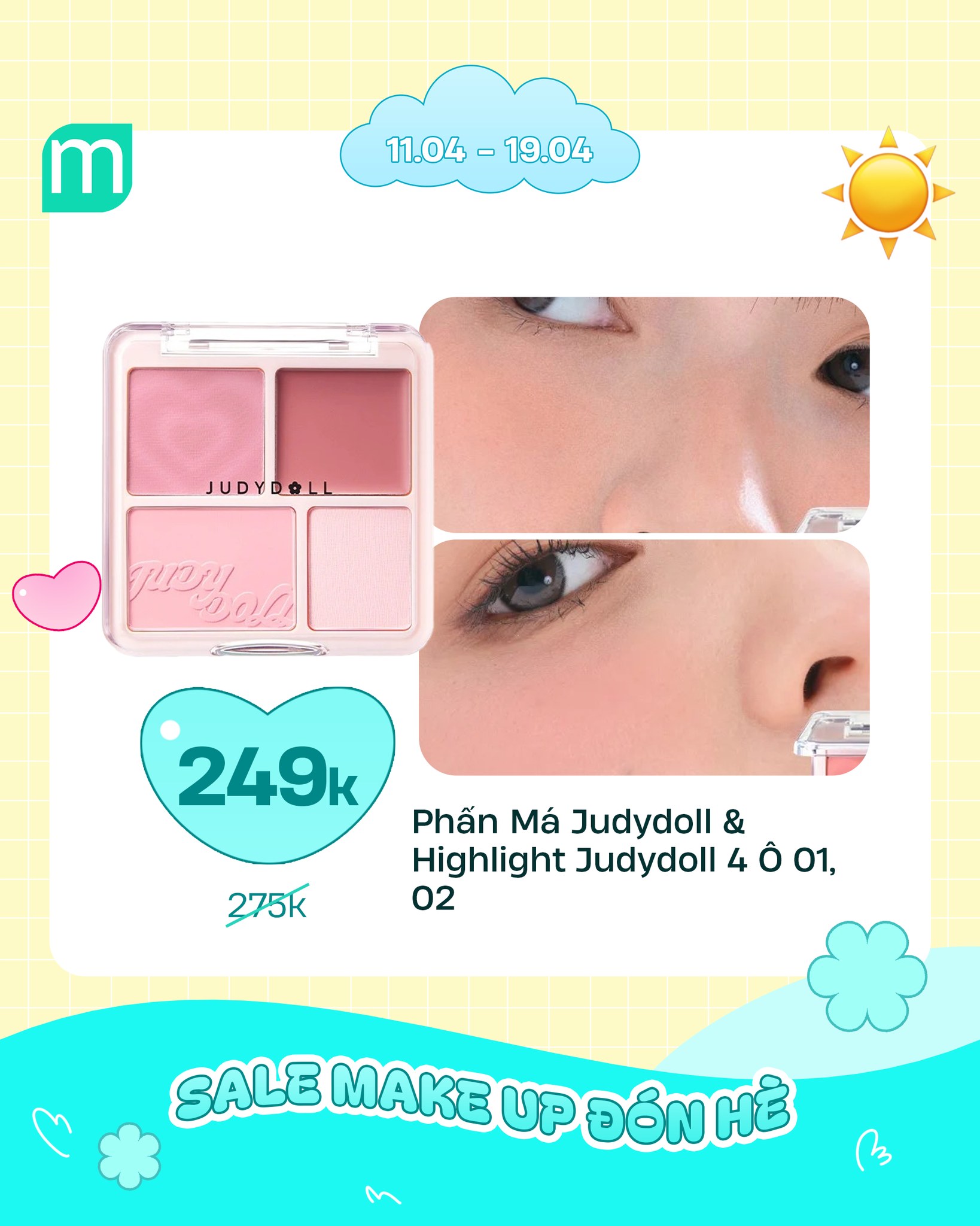 SALE MAKE UP ĐÓN HÈ