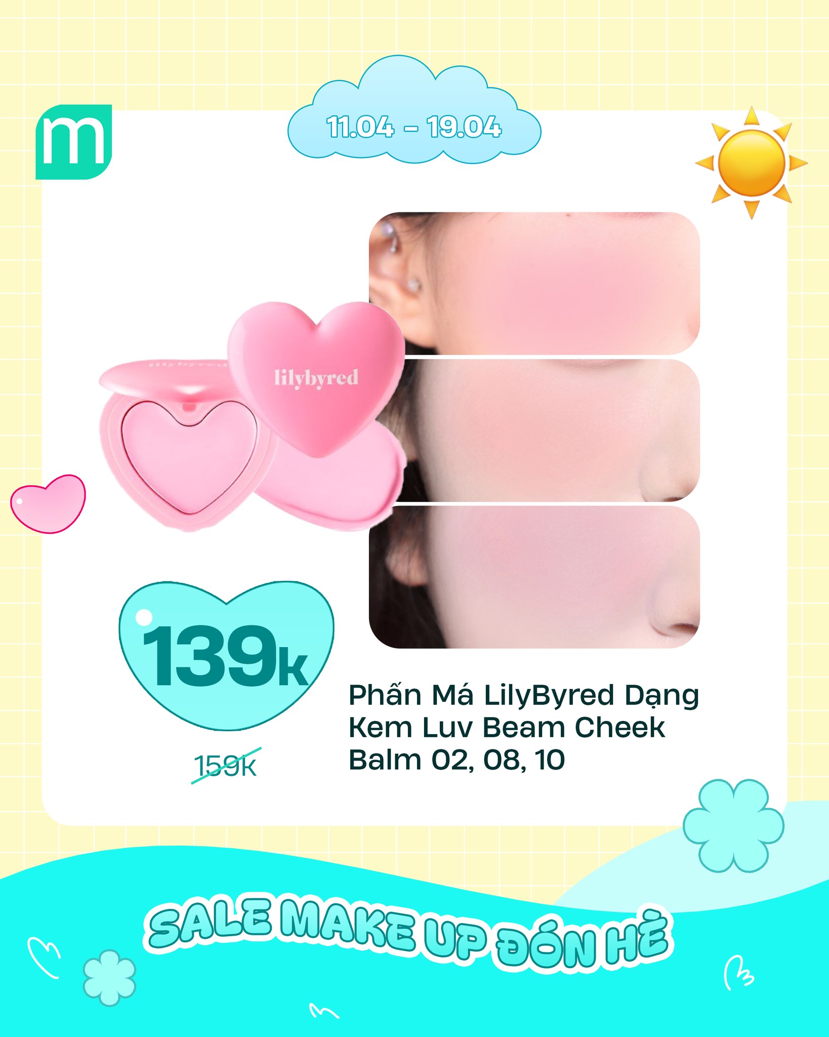 SALE MAKE UP ĐÓN HÈ