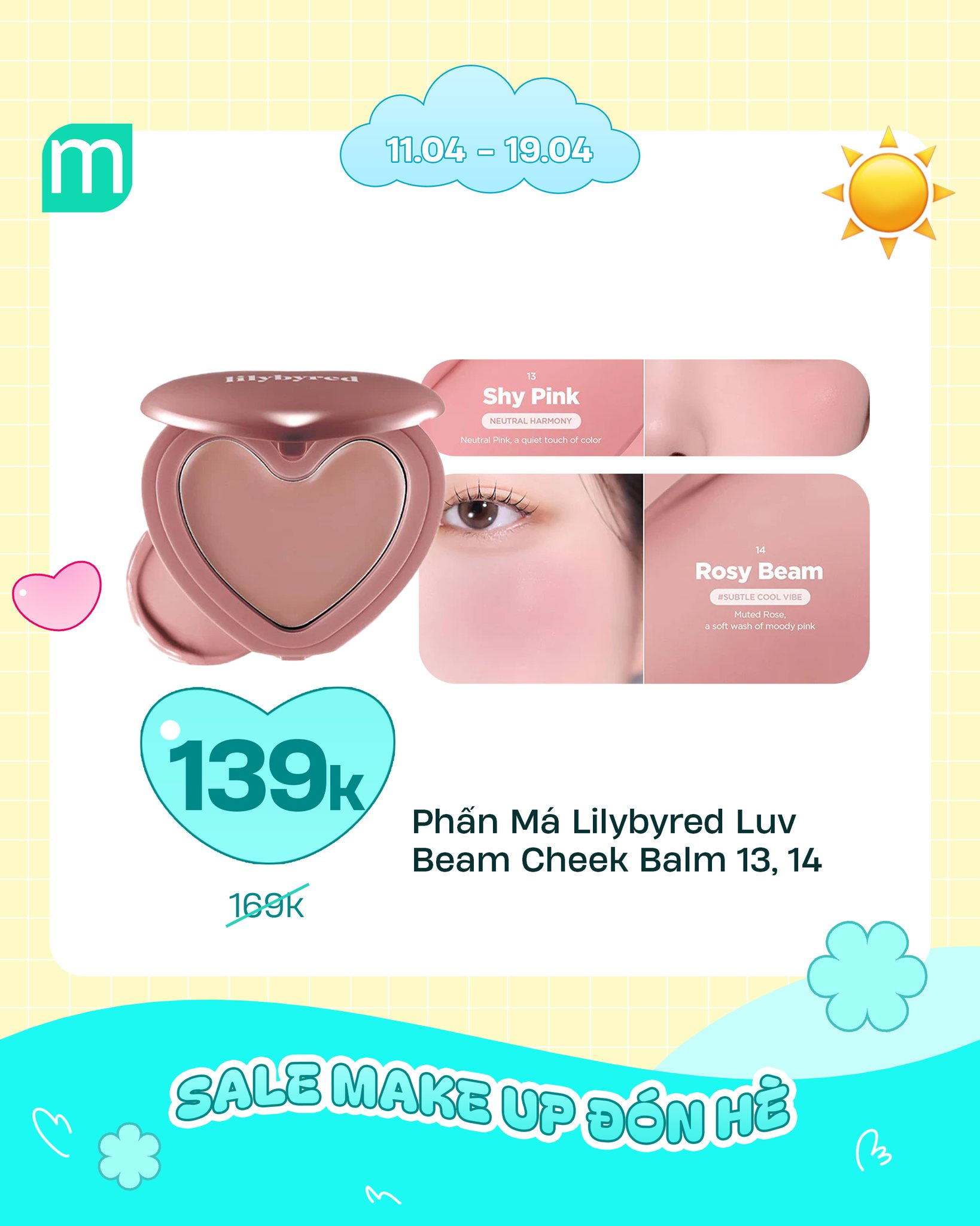 SALE MAKE UP ĐÓN HÈ