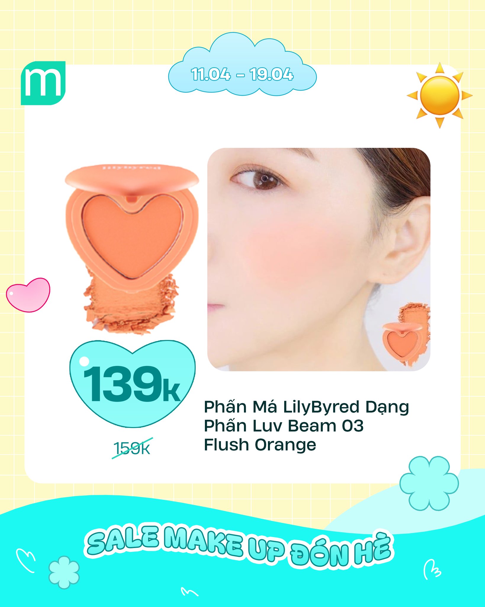 SALE MAKE UP ĐÓN HÈ