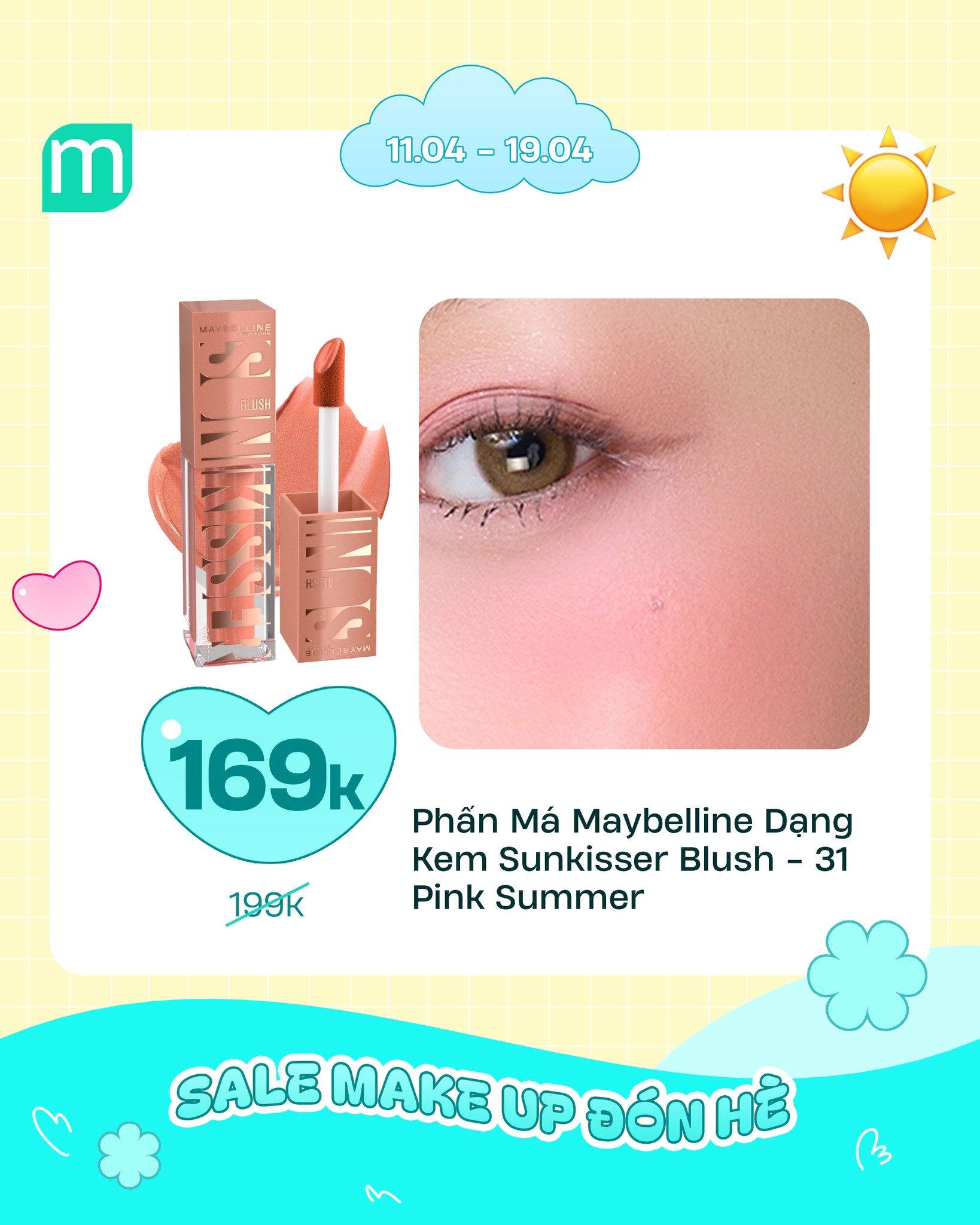SALE MAKE UP ĐÓN HÈ