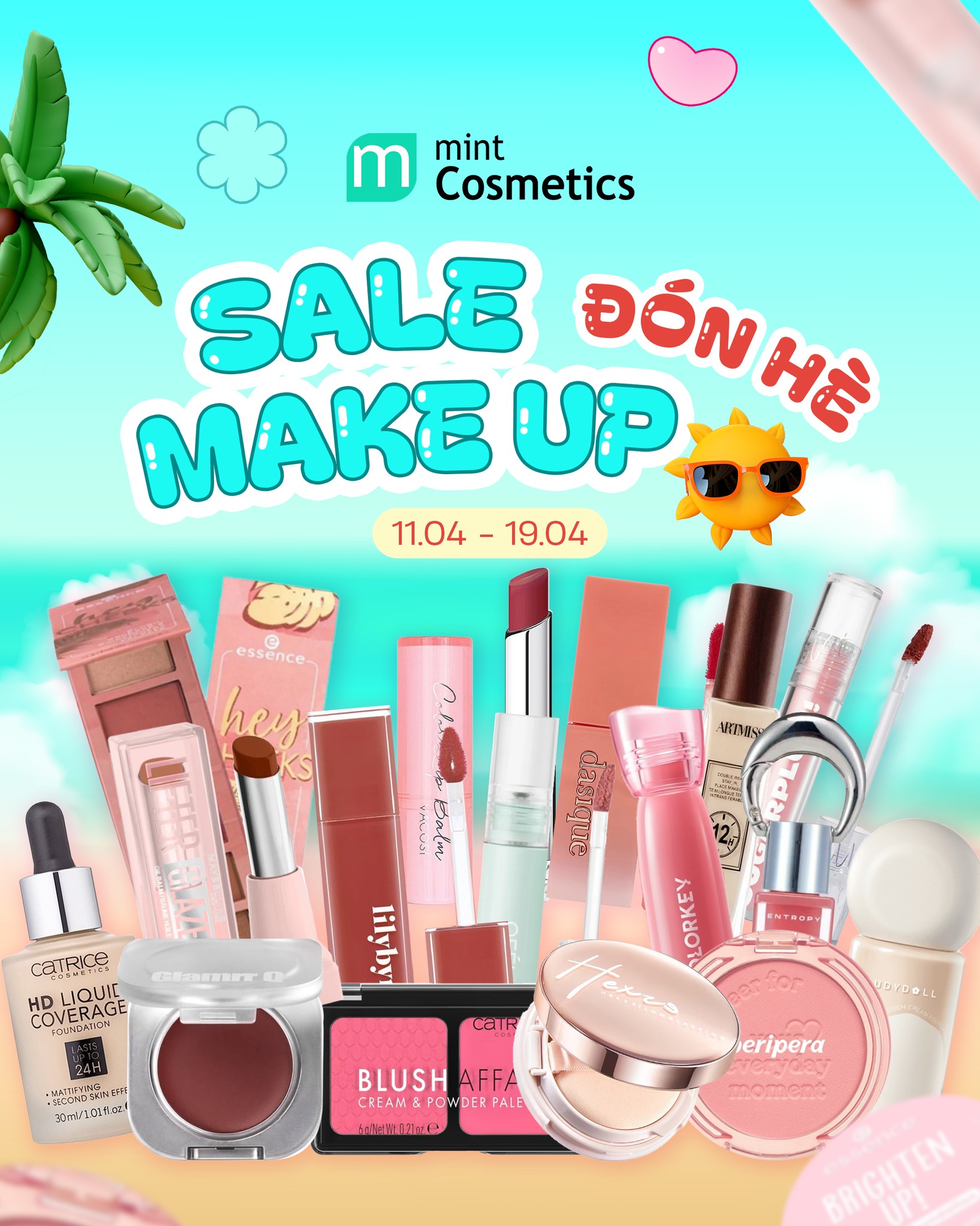 SALE MAKE UP ĐÓN HÈ